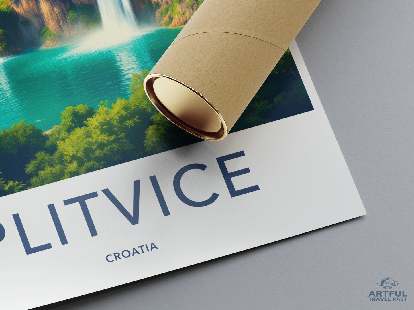 Plitvice Lakes Poster - Croatia Wall Art