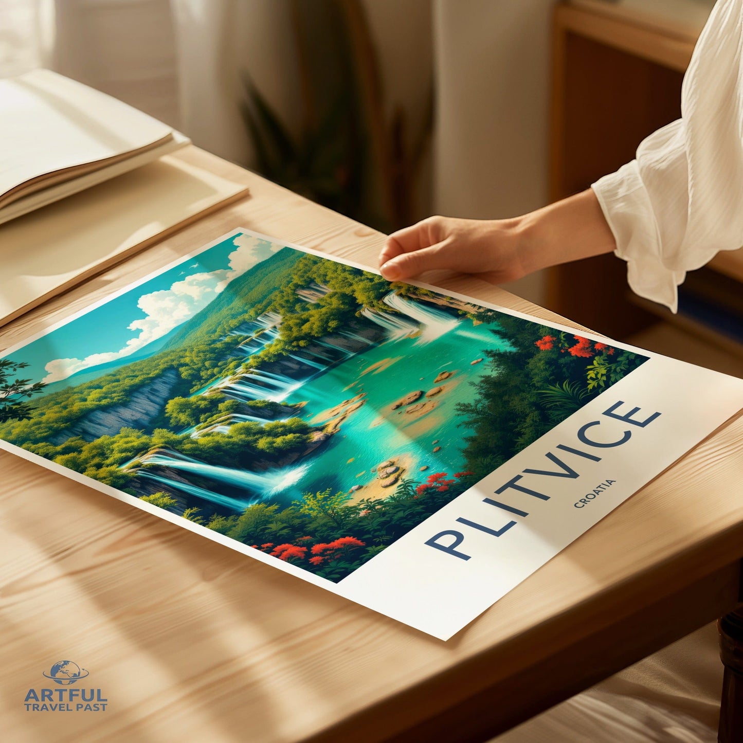 Plitvice Lakes Poster - Croatia Wall Art