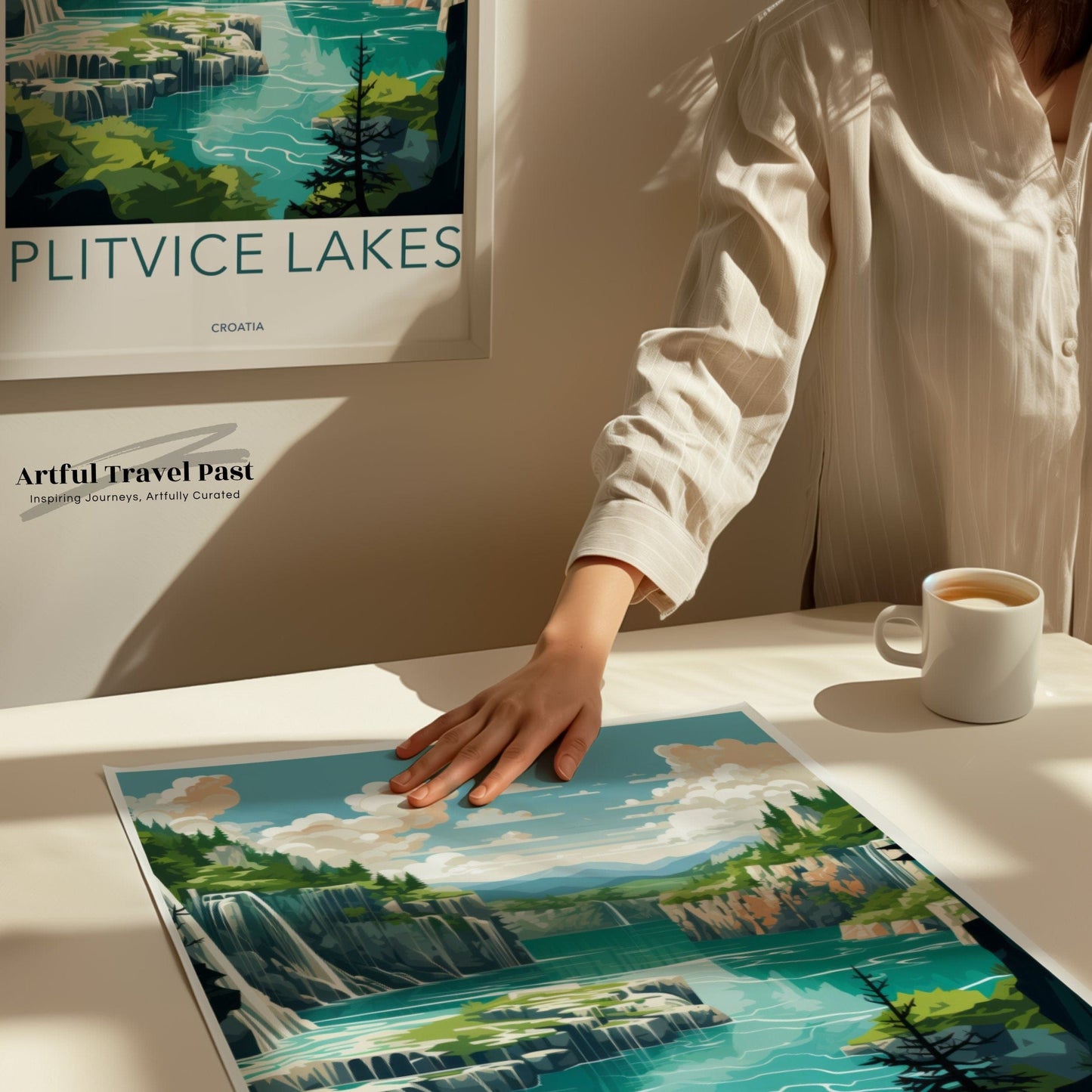 Plitvice Lakes Poster | Czech Republic Wall Art