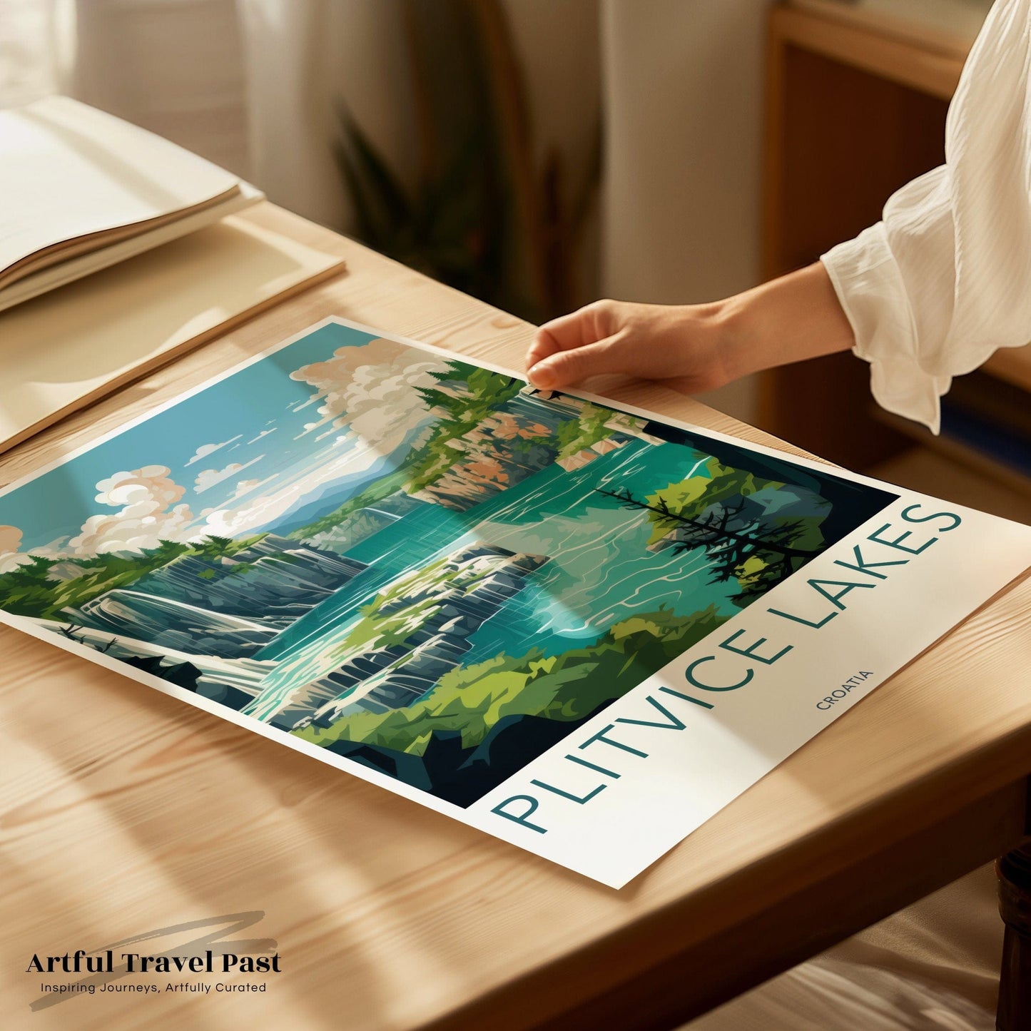 Plitvice Lakes Poster | Czech Republic Wall Art