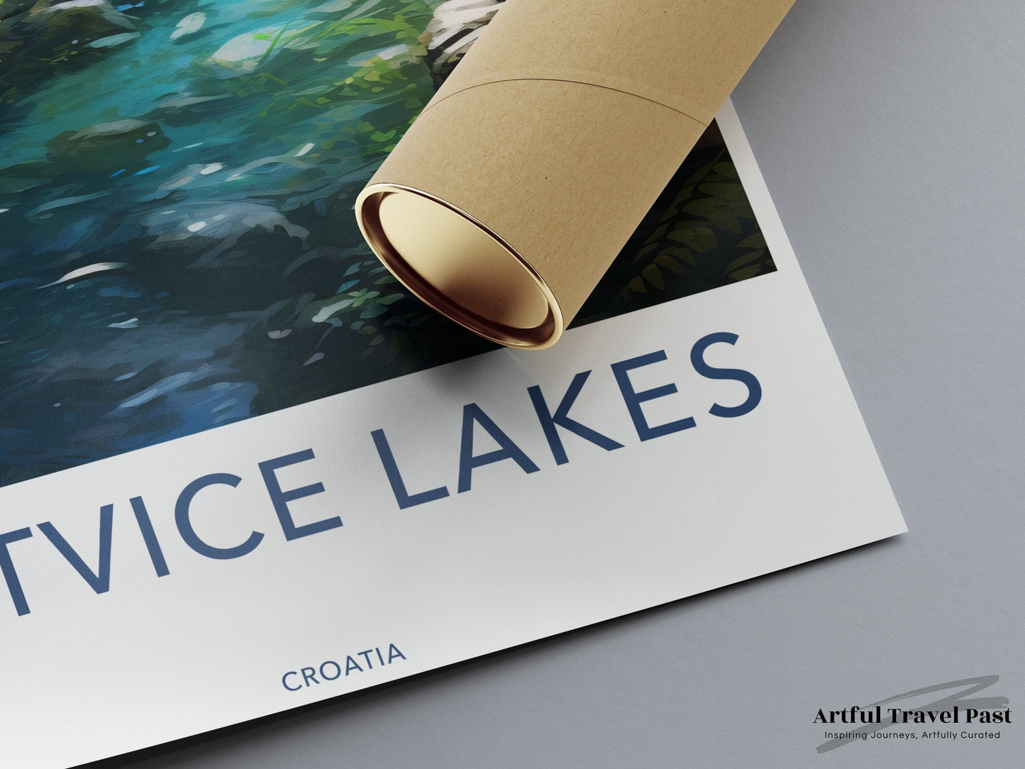 Plitvice Lakes Poster - Czech Republic Wall Art