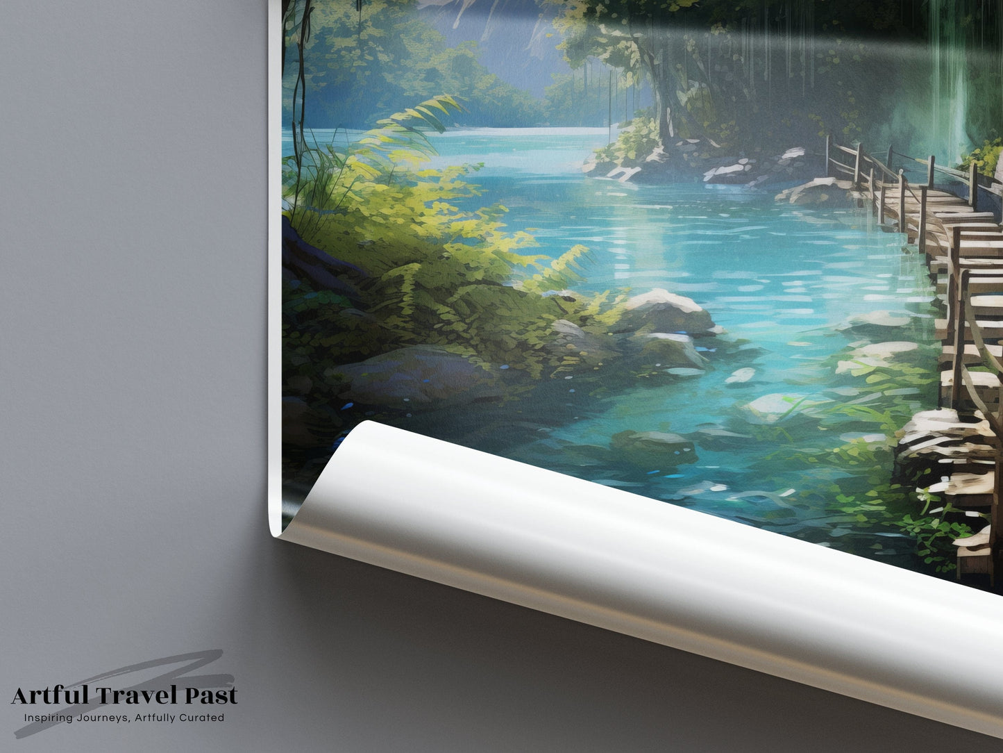 Plitvice Lakes Poster - Czech Republic Wall Art