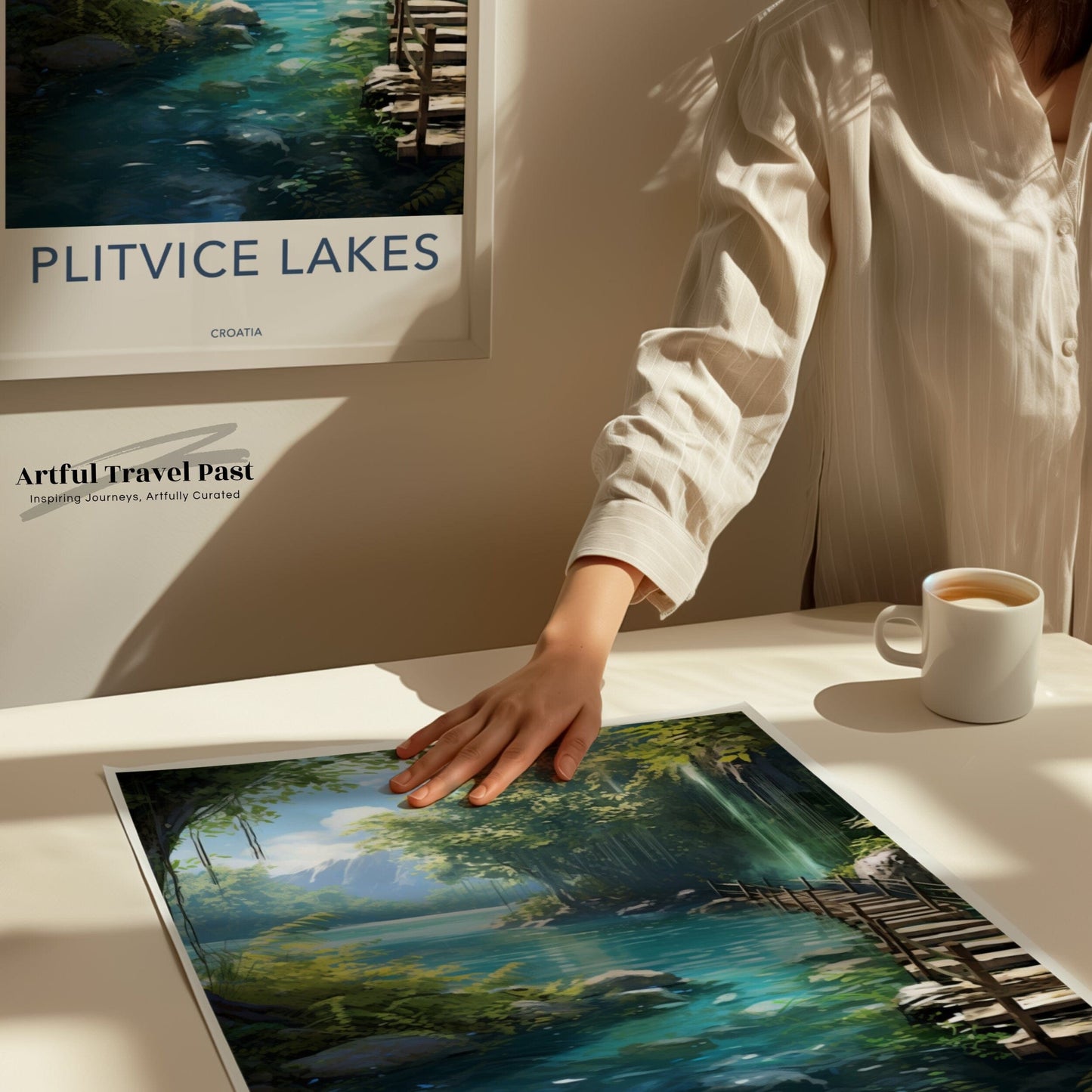 Plitvice Lakes Poster - Czech Republic Wall Art