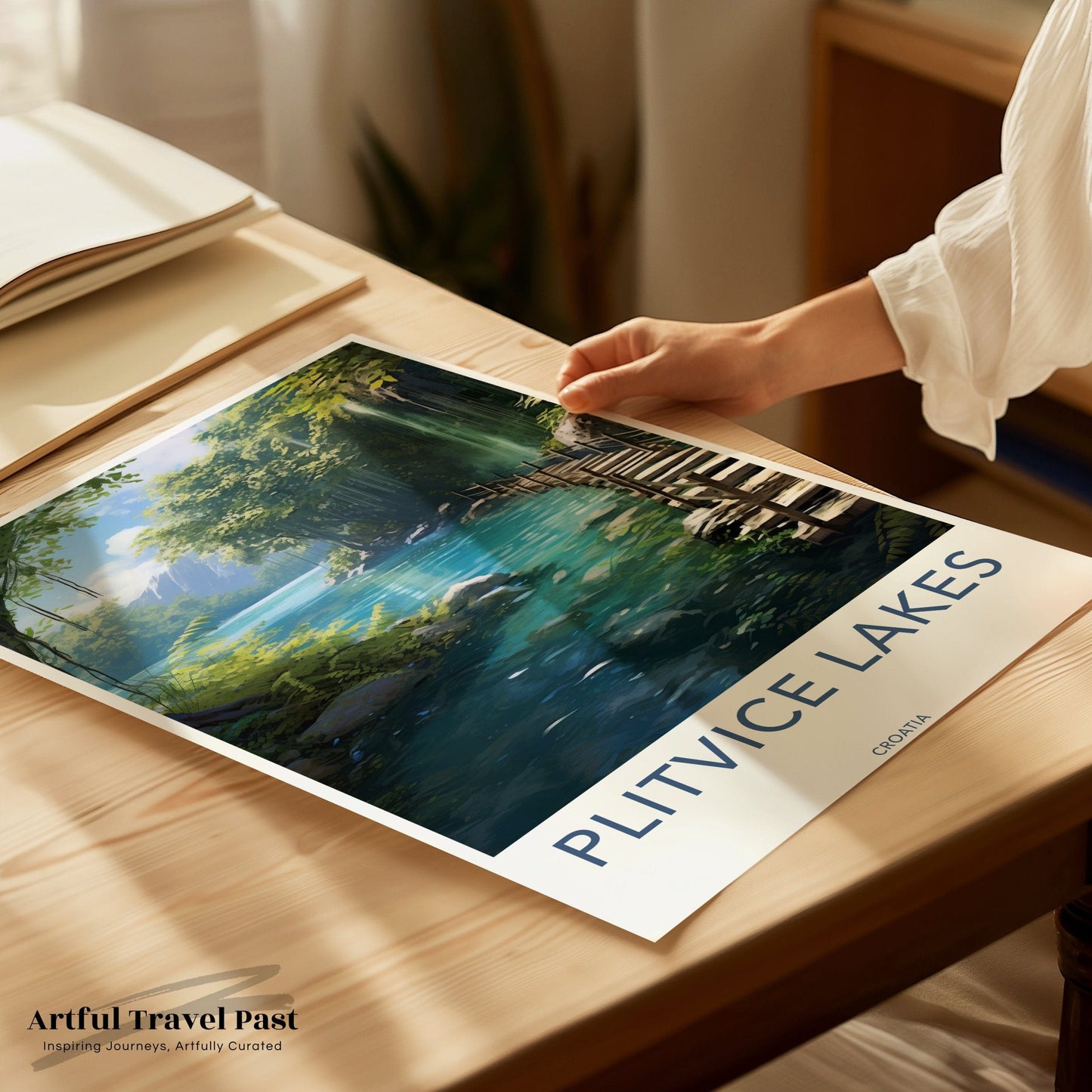 Plitvice Lakes Poster - Czech Republic Wall Art