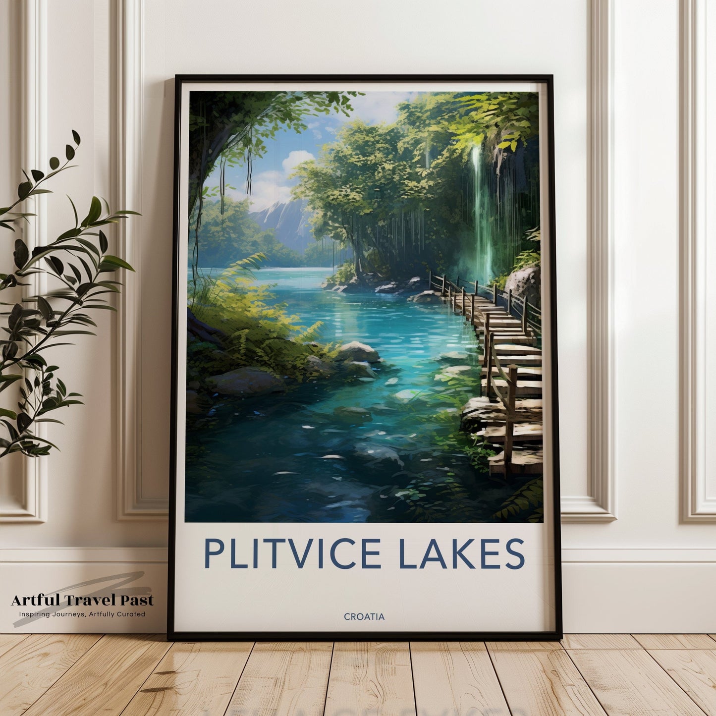 Plitvice Lakes Poster - Czech Republic Wall Art