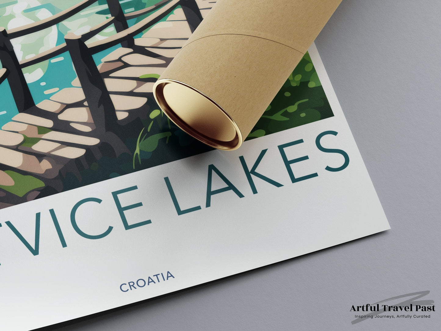 Plitvice Lakes Poster - Czech Republic Wall Art
