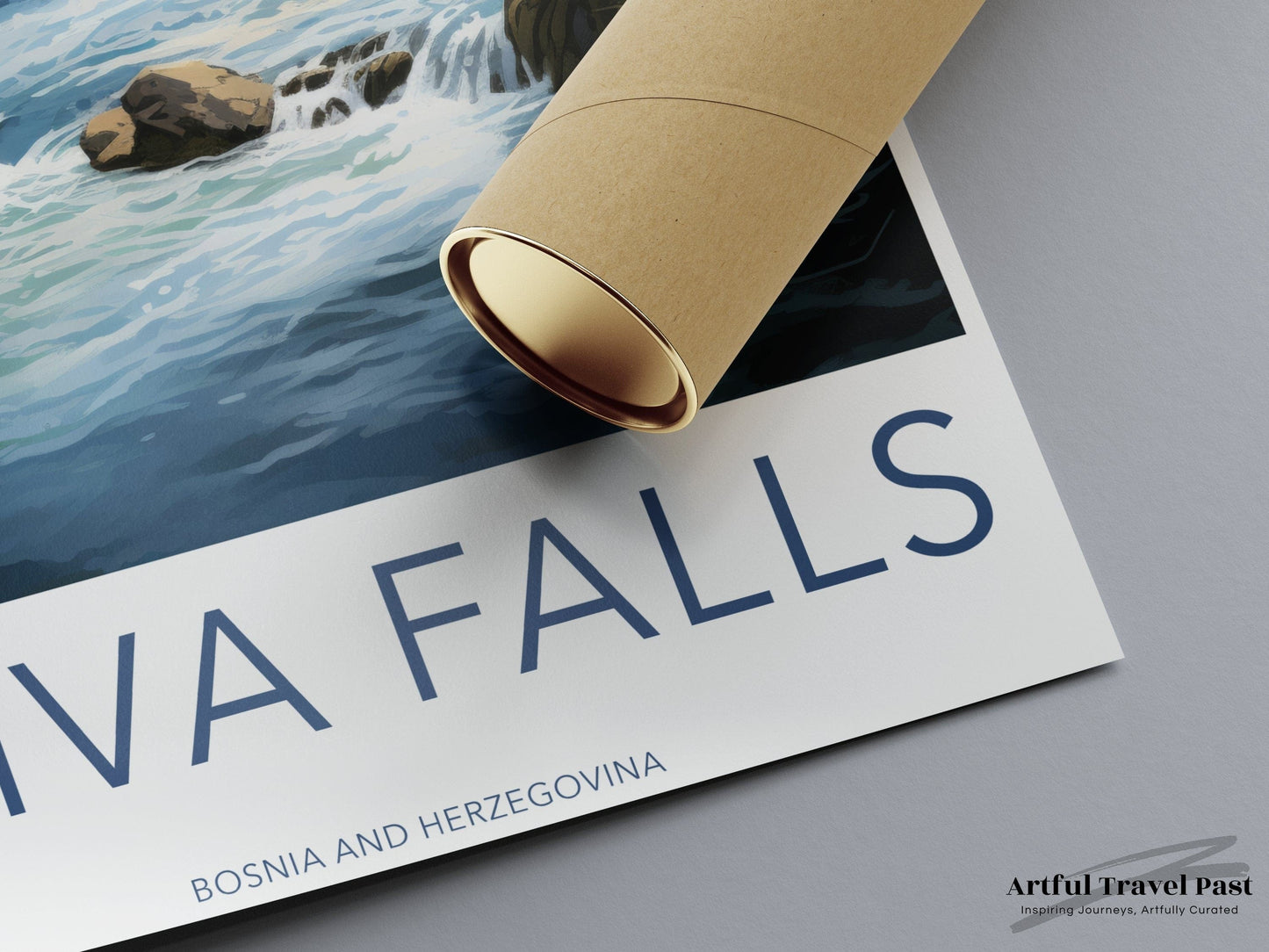 Pliva Falls Poster | Bosnia and Herzegovina Wall Art