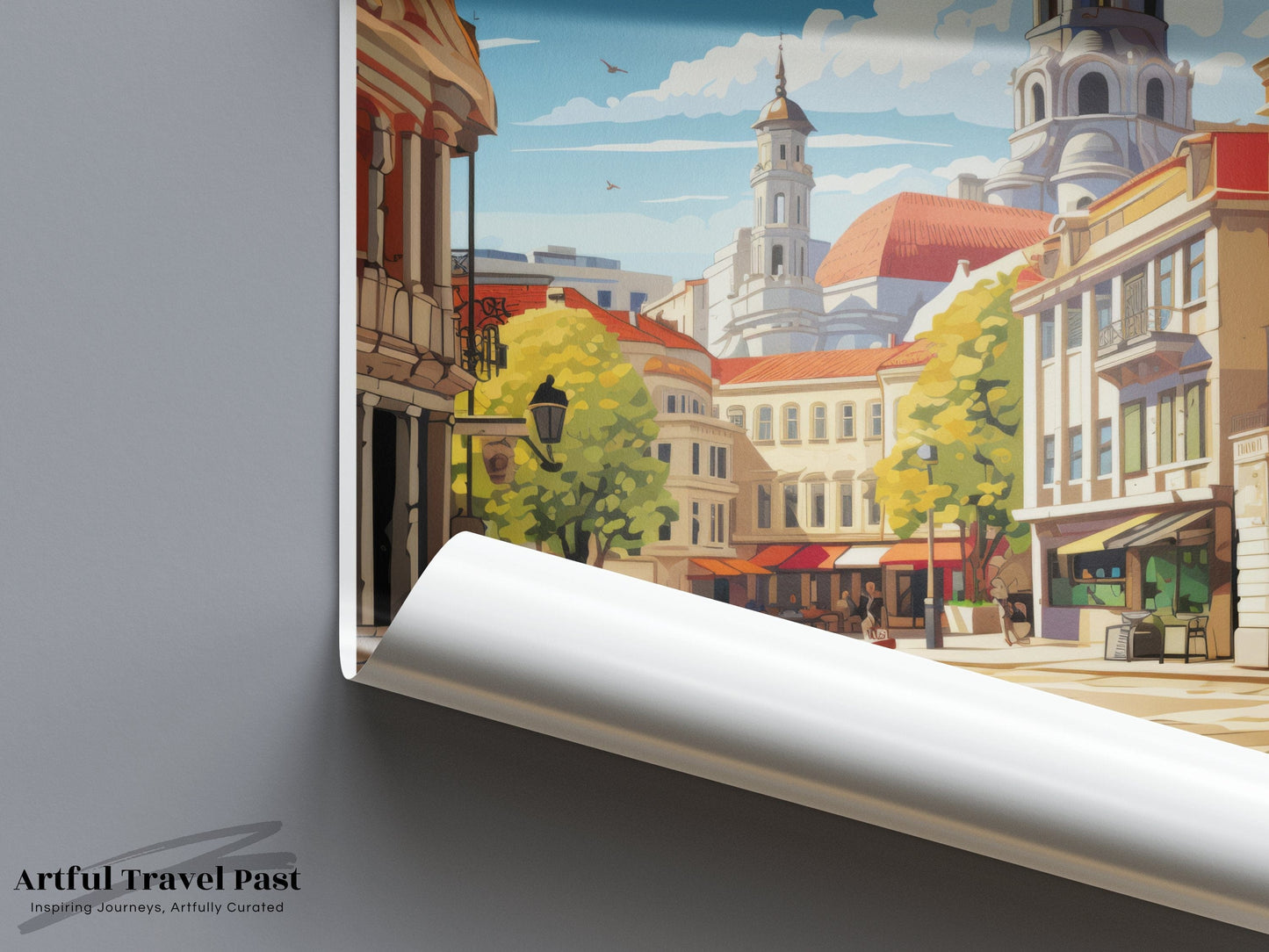 Plovdiv Poster | Bulgaria Wall Art | Eastern Europe Decor
