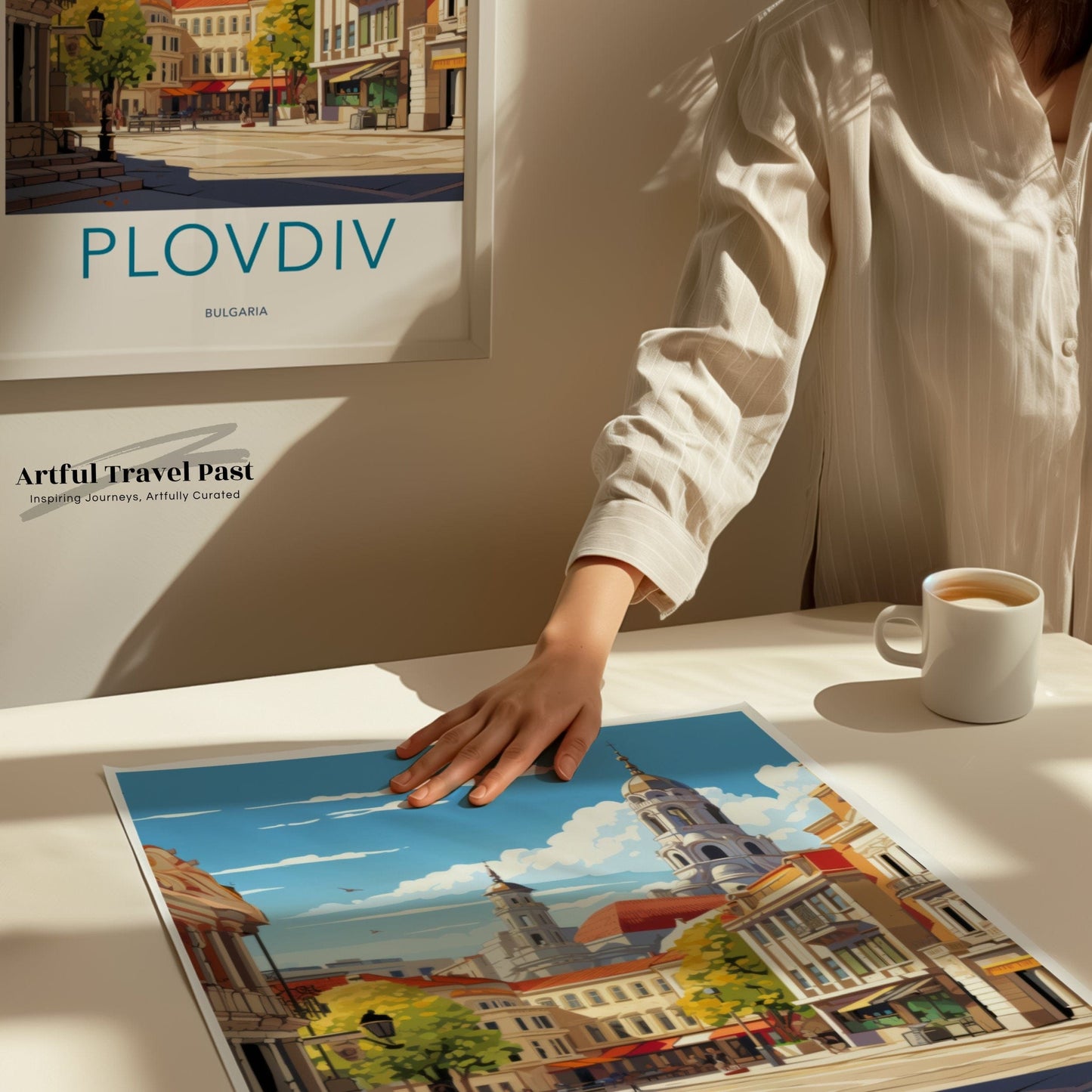 Plovdiv Poster | Bulgaria Wall Art | Eastern Europe Decor