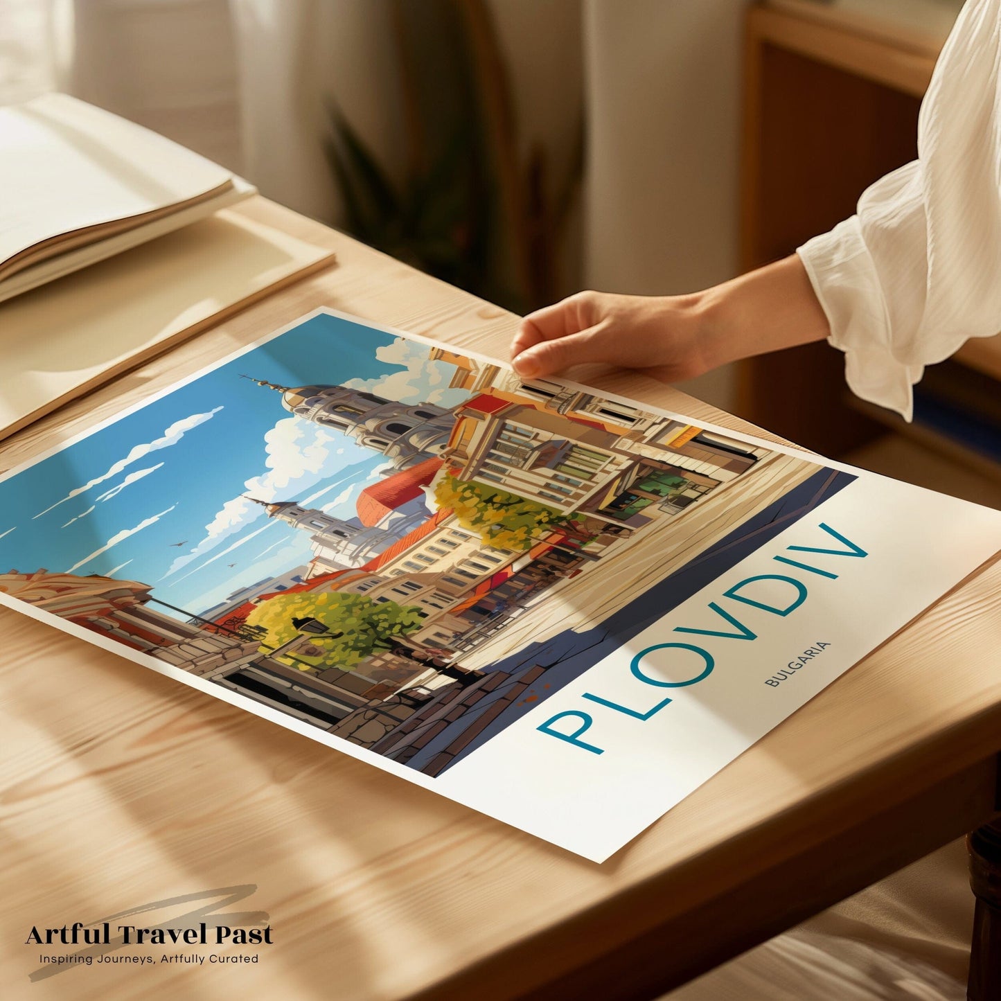 Plovdiv Poster | Bulgaria Wall Art | Eastern Europe Decor