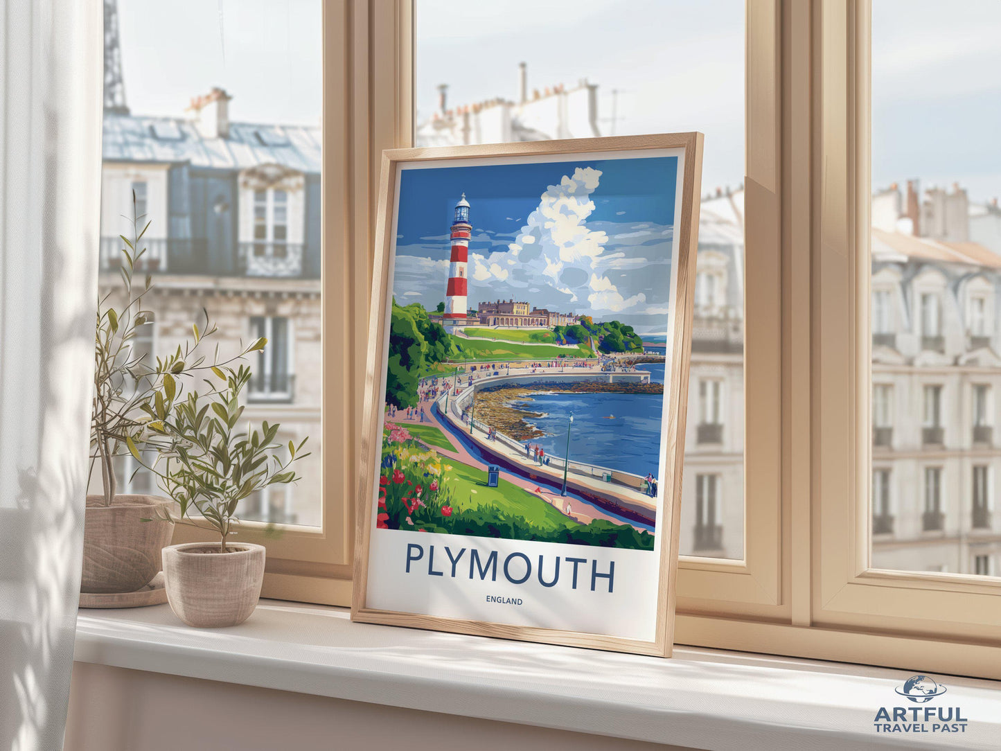Plymouth Poster - England Wall Art