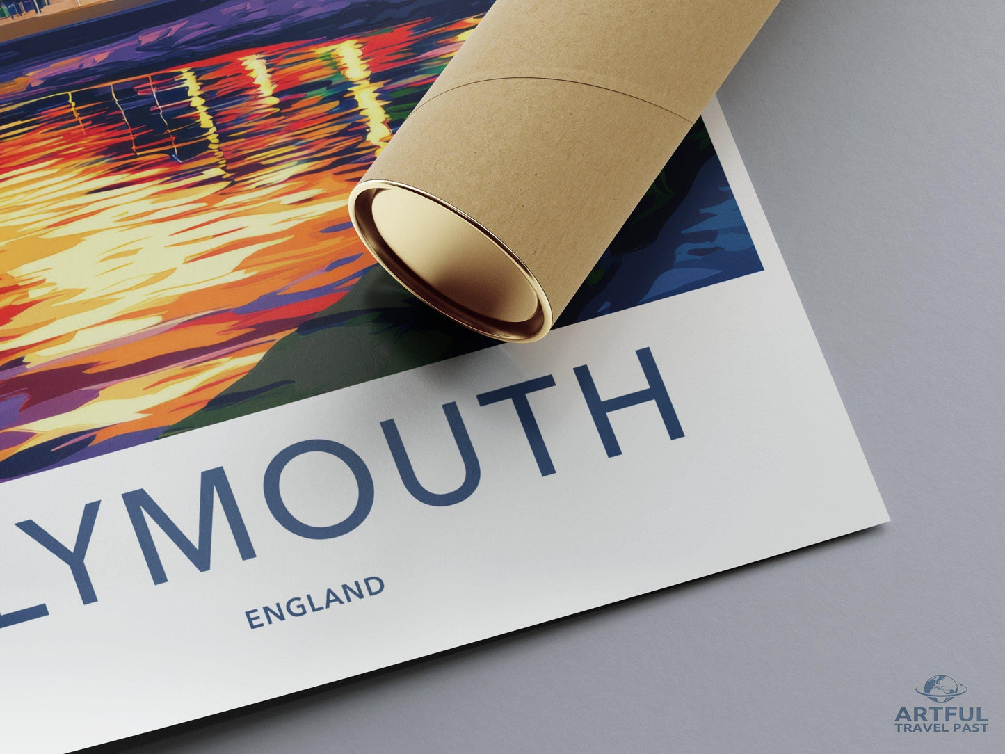 Plymouth Poster - England Wall Art