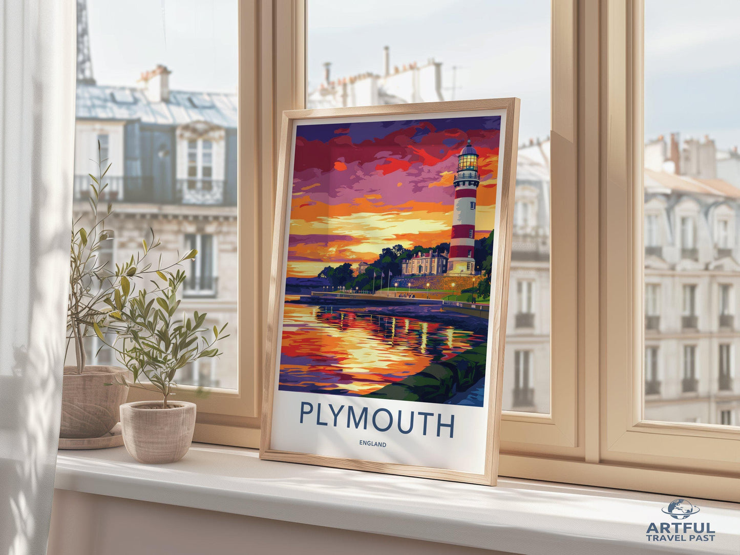 Plymouth Poster - England Wall Art