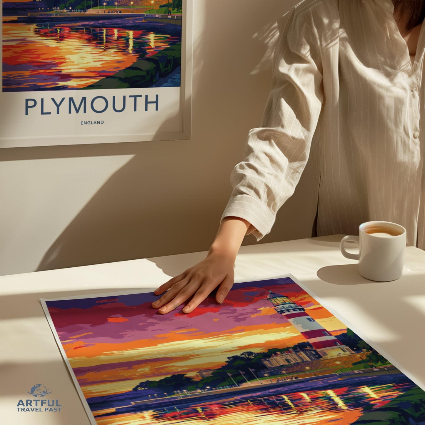 Plymouth Poster - England Wall Art