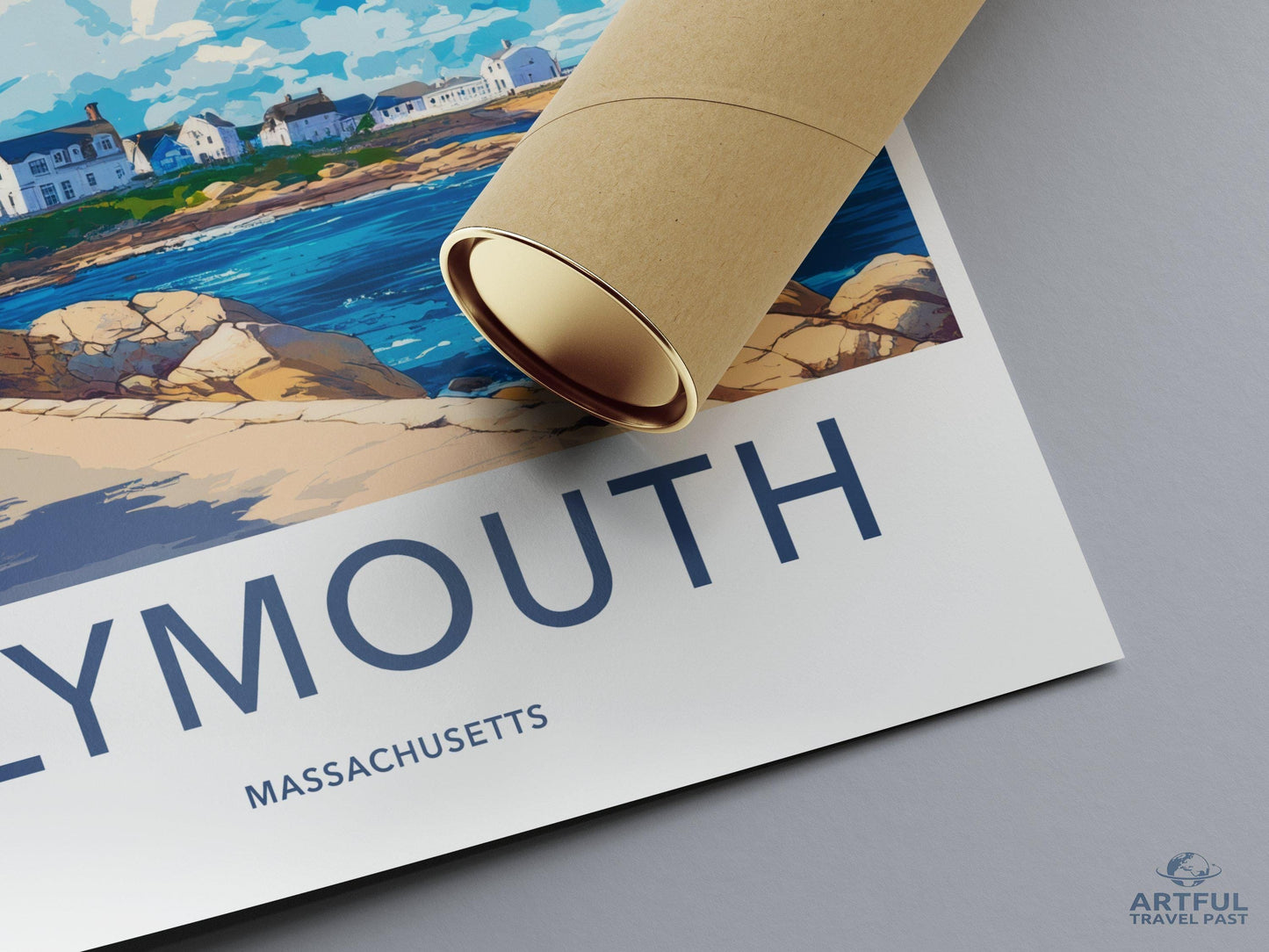 Plymouth Poster - Massachusetts Wall Art