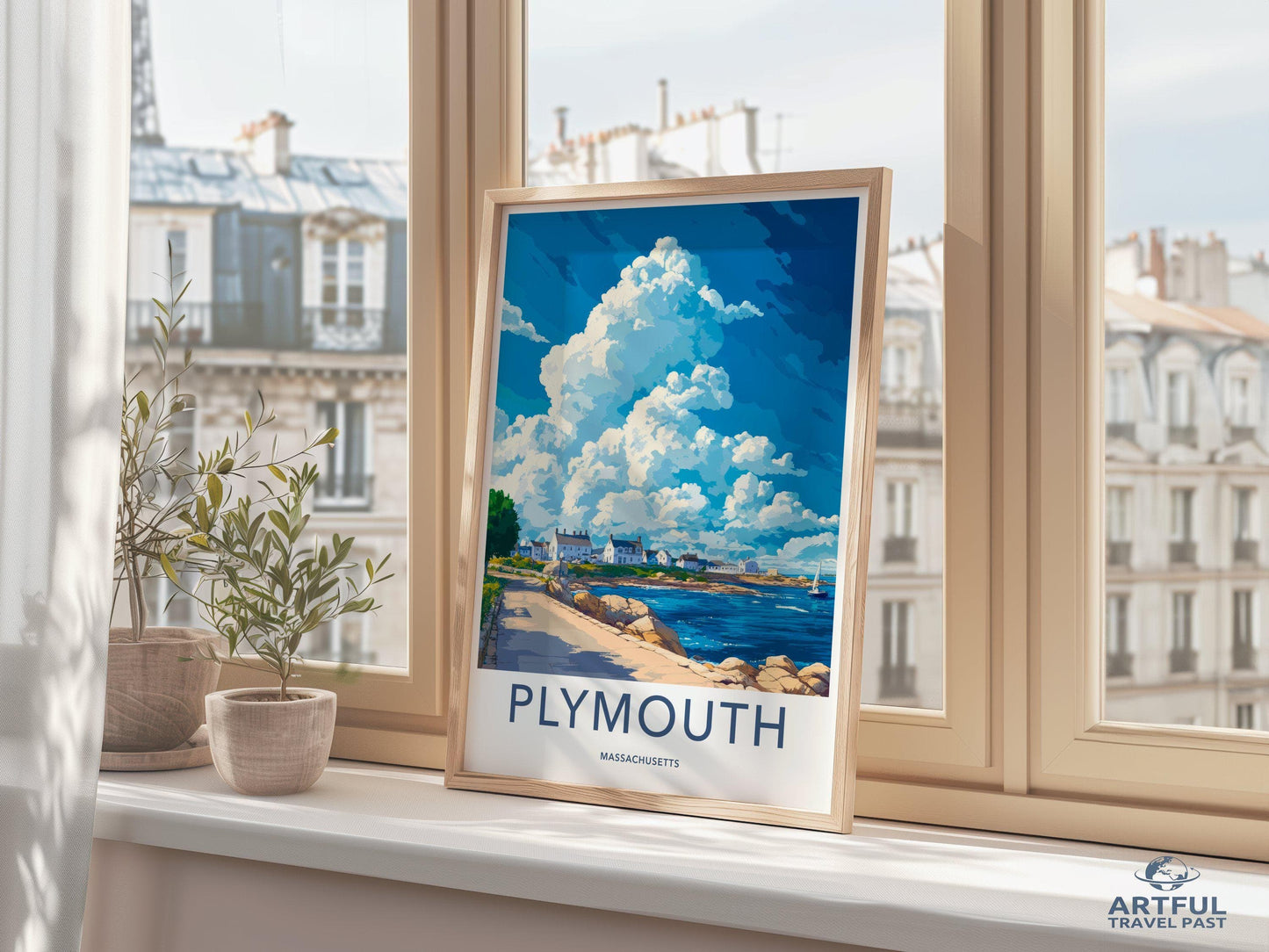 Plymouth Poster - Massachusetts Wall Art
