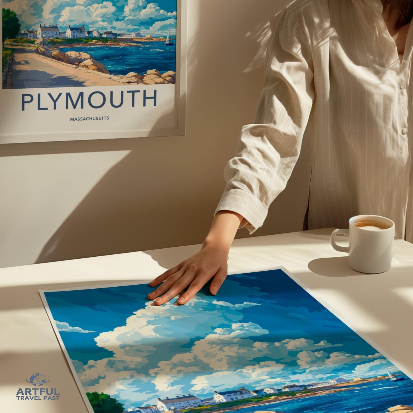 Plymouth Poster - Massachusetts Wall Art
