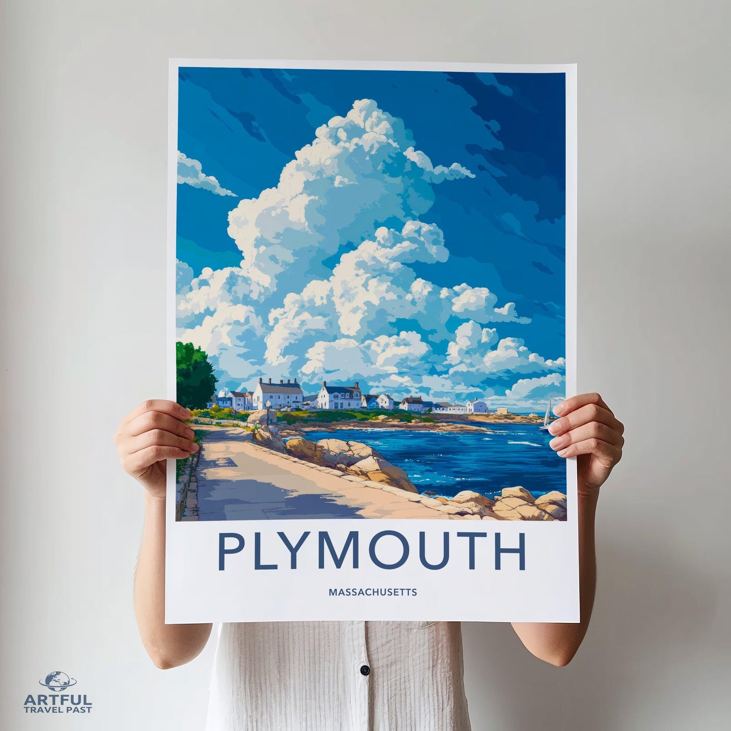 Plymouth Poster - Massachusetts Wall Art