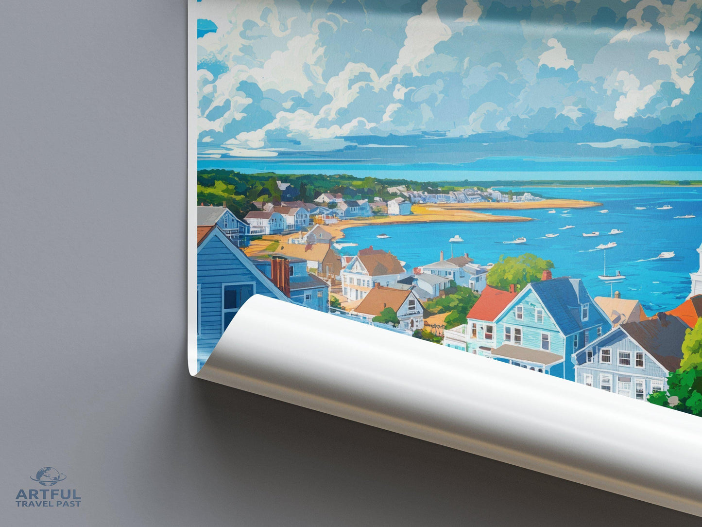 Plymouth Poster | Massachusetts Wall Art | America Decor