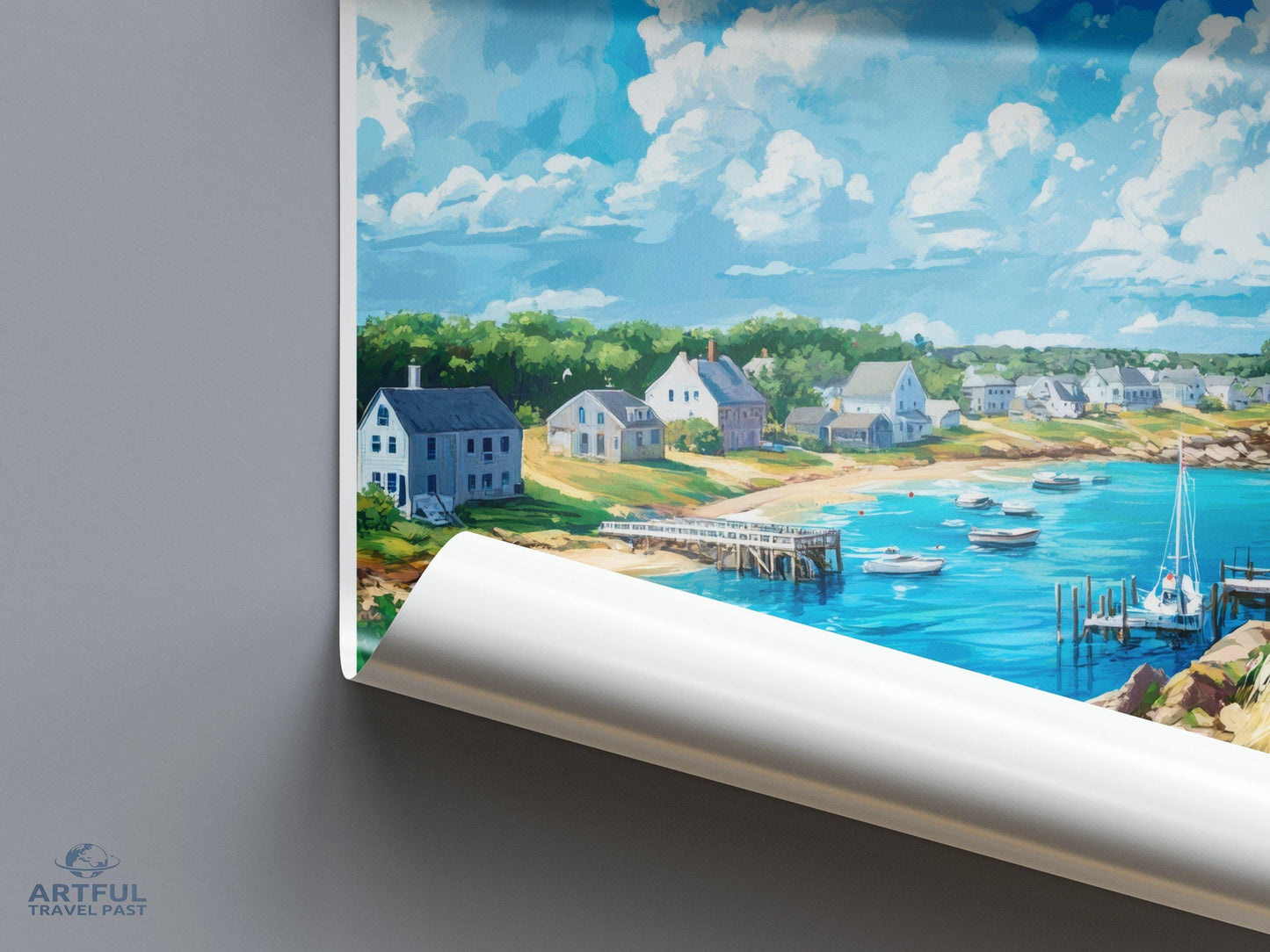 Plymouth Poster | Massachusetts Wall Art | America Decor