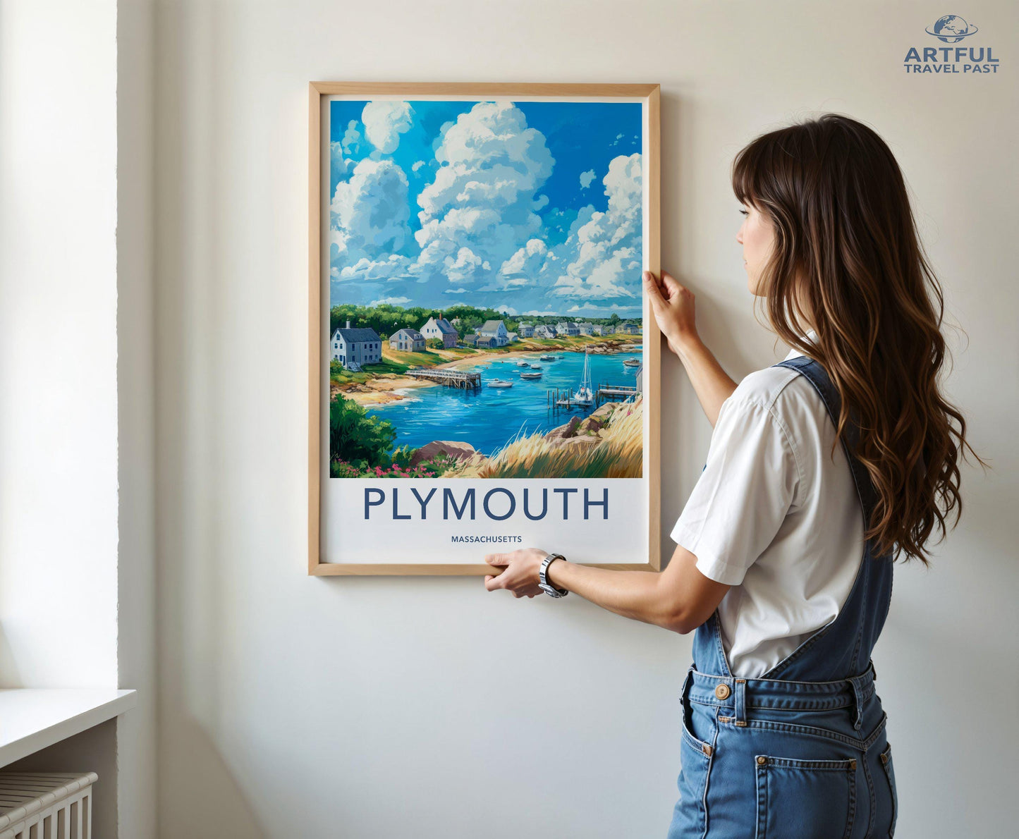 Plymouth Poster | Massachusetts Wall Art | America Decor