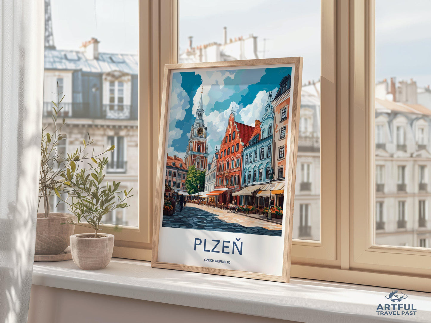 Plzen Poster - Czech Republic Wall Art