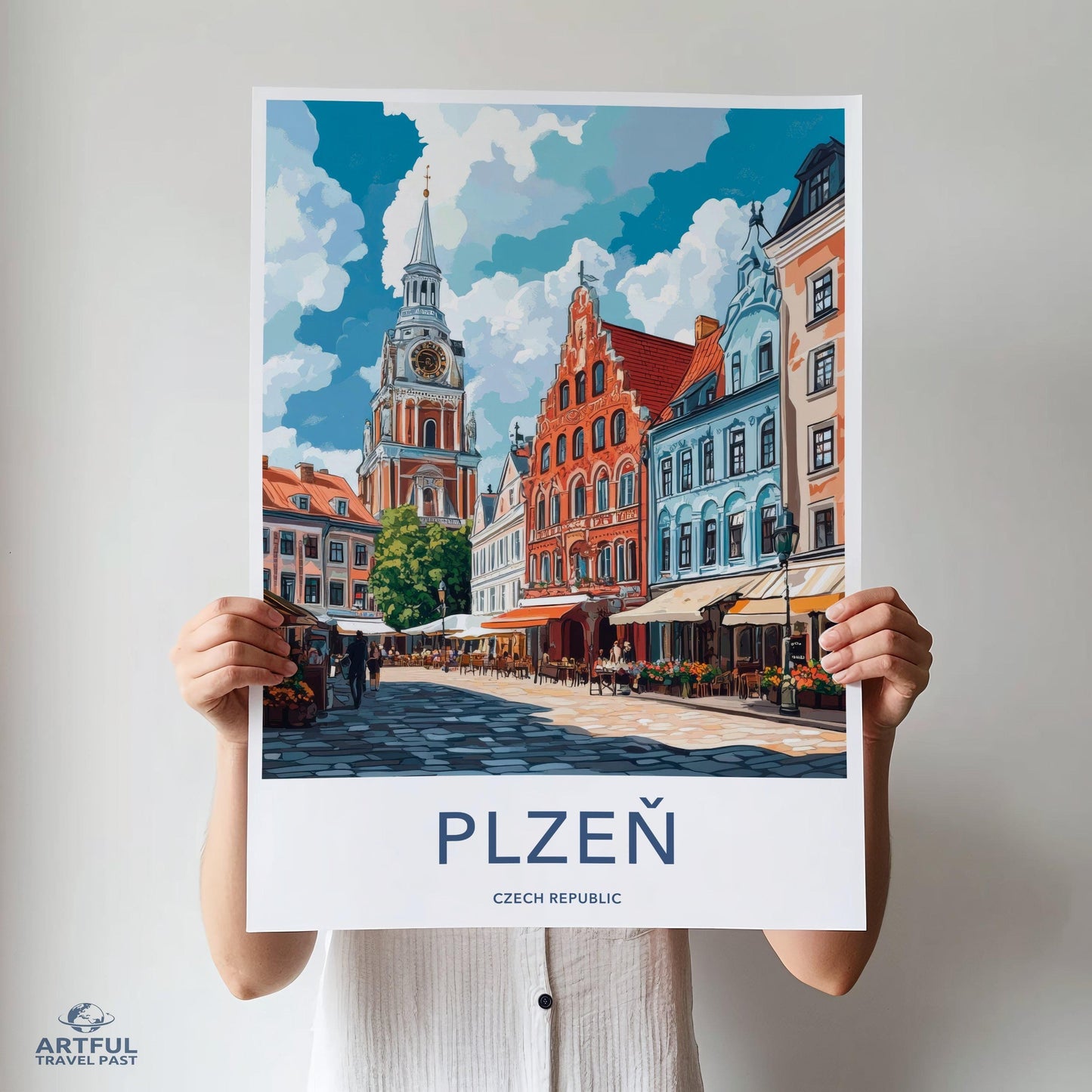 Plzen Poster - Czech Republic Wall Art