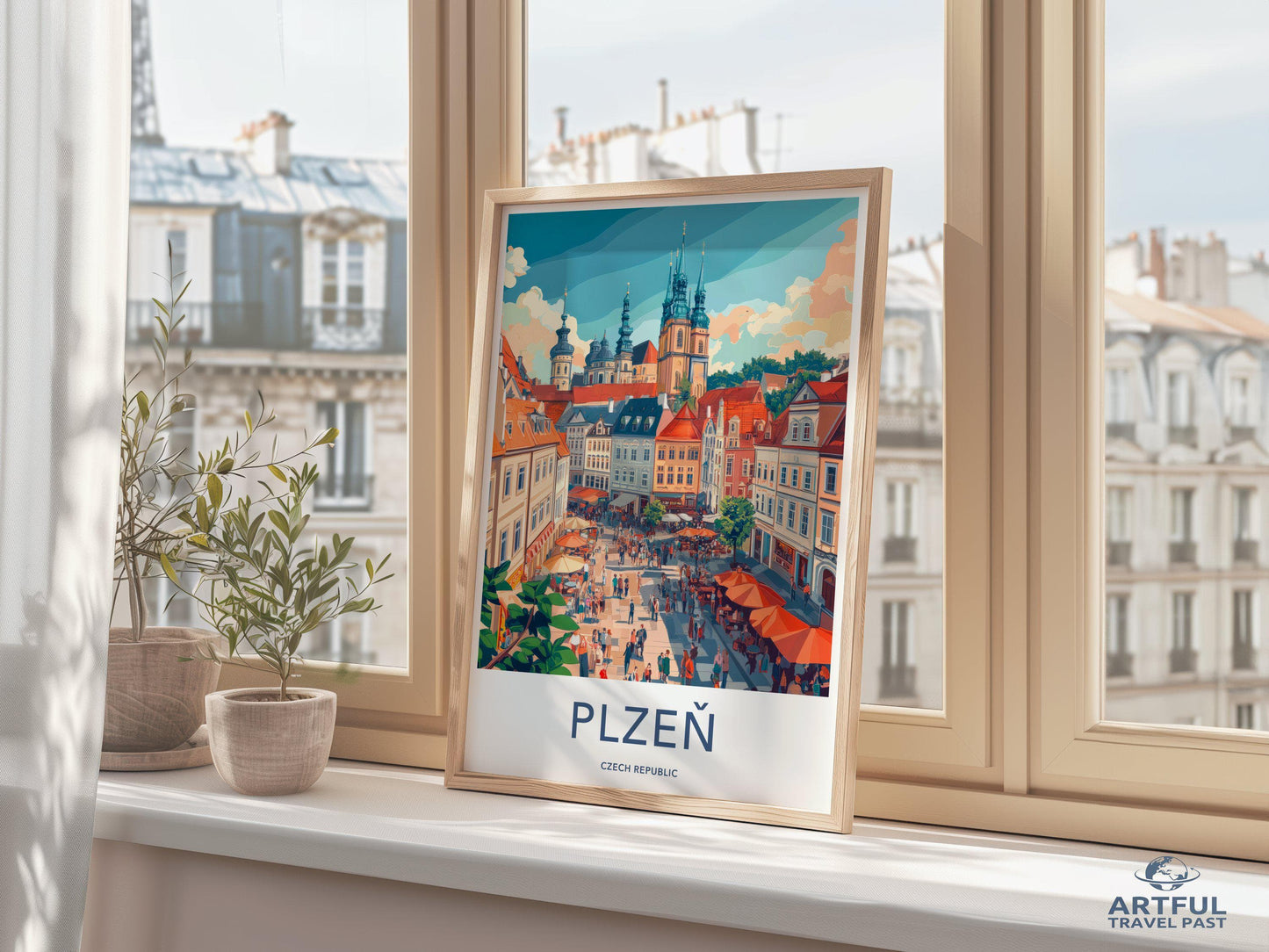 Plzen Poster - Czech Republic Wall Art
