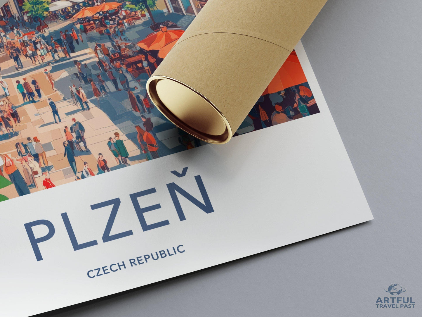 Plzen Poster - Czech Republic Wall Art