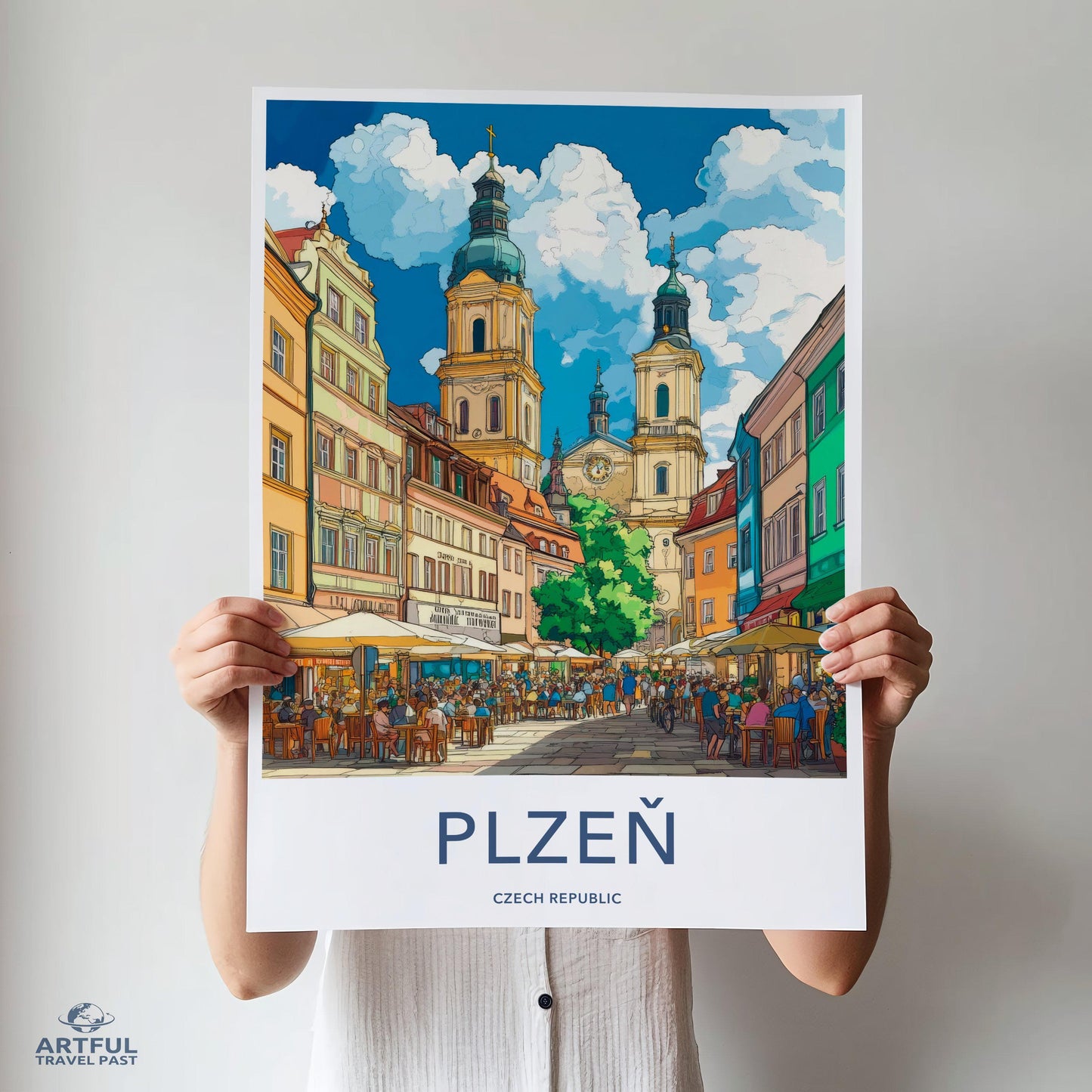 Plzen Poster - Czech Republic Wall Art