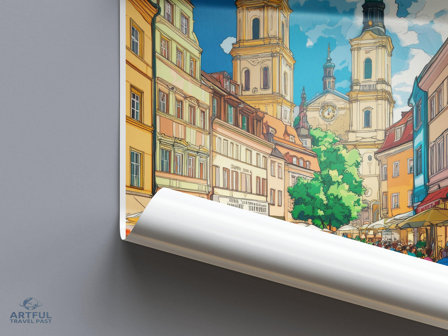 Plzen Poster - Czech Republic Wall Art
