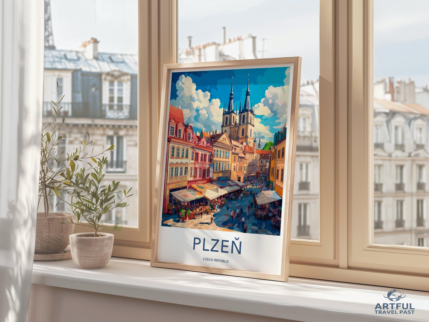 Plzen Poster - Czech Republic Wall Art