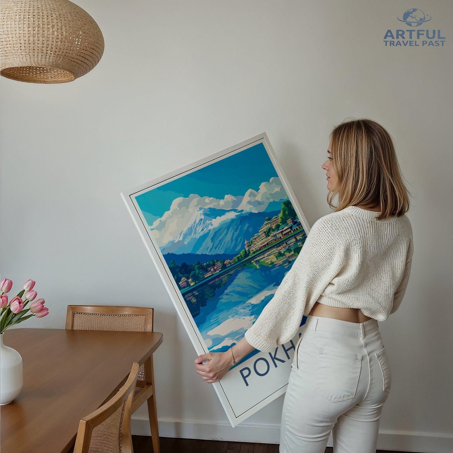 Pokhara Poster - Nepal Wall Art