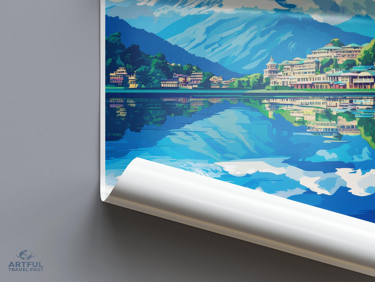 Pokhara Poster - Nepal Wall Art