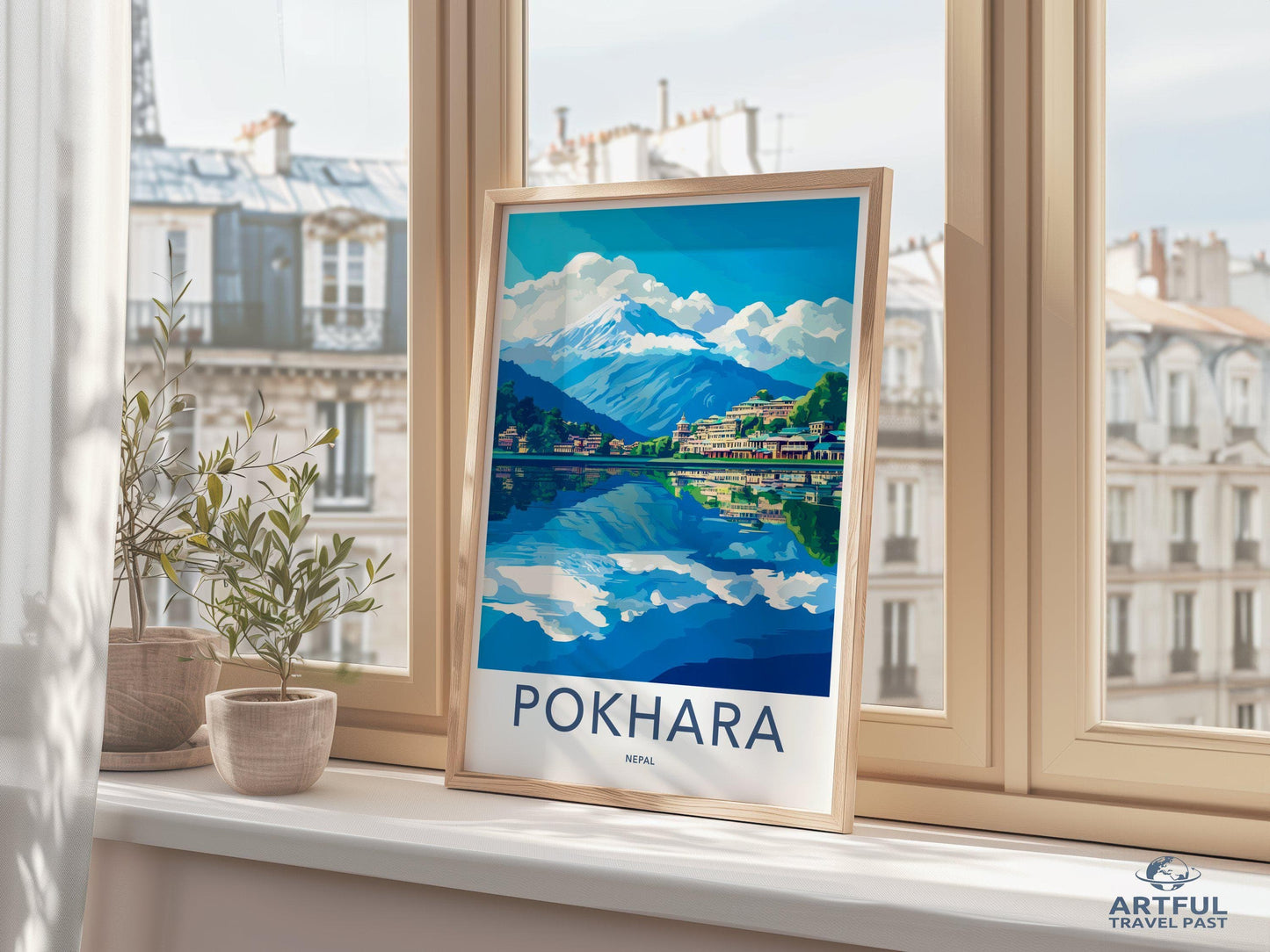 Pokhara Poster - Nepal Wall Art