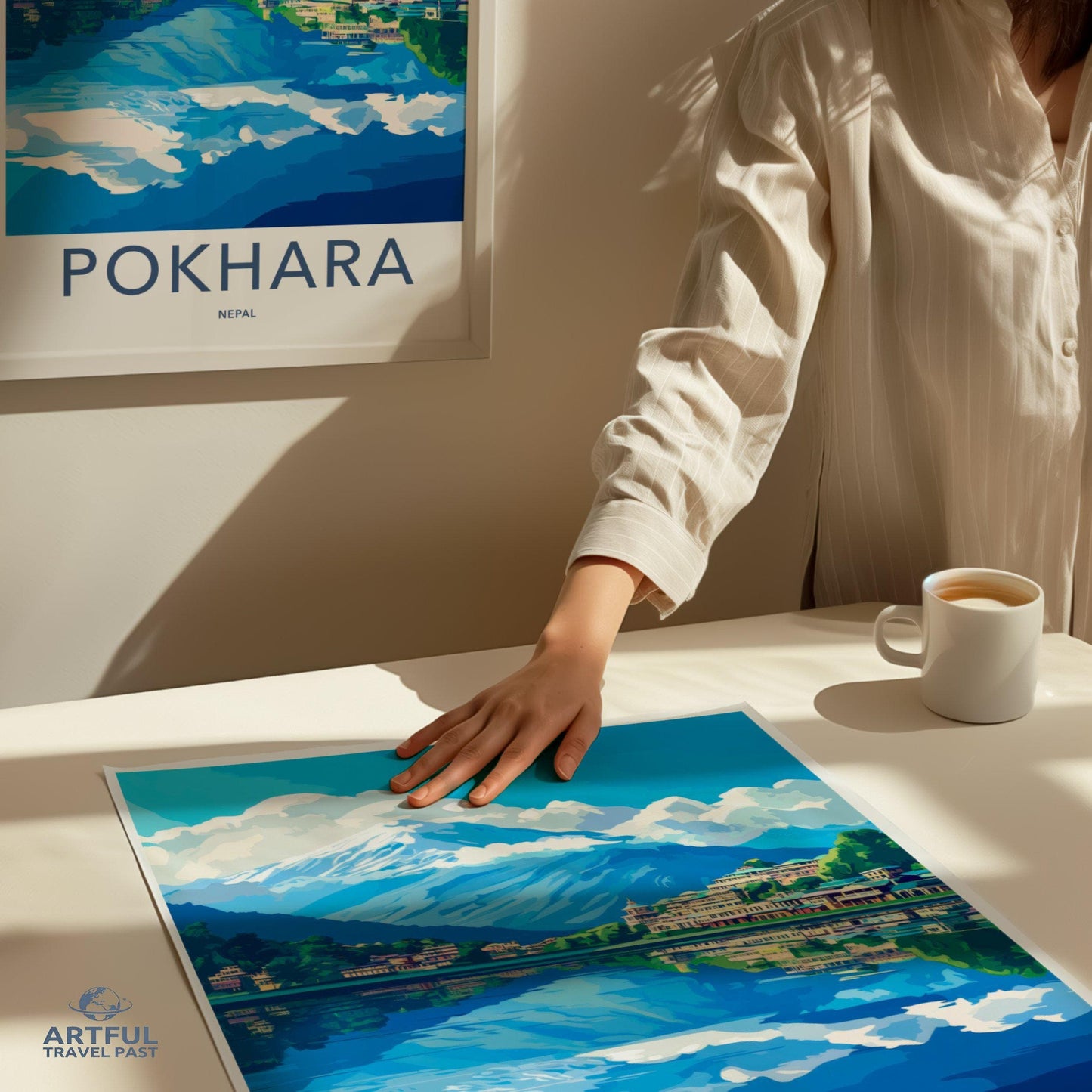 Pokhara Poster - Nepal Wall Art