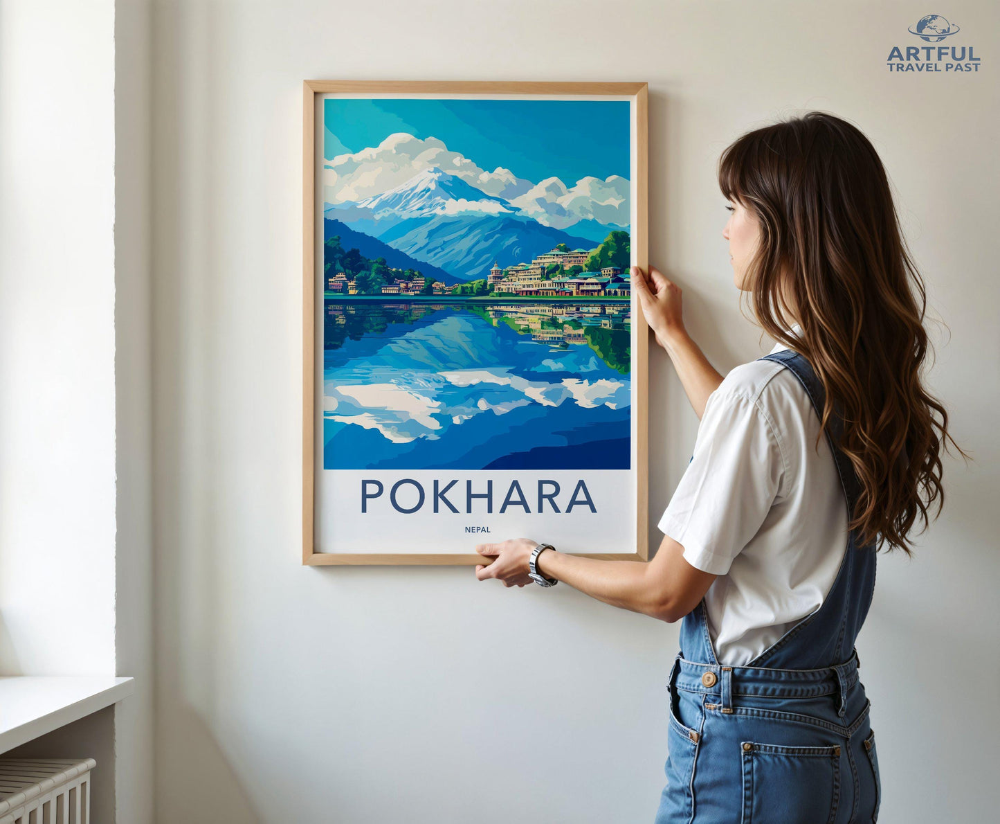 Pokhara Poster - Nepal Wall Art