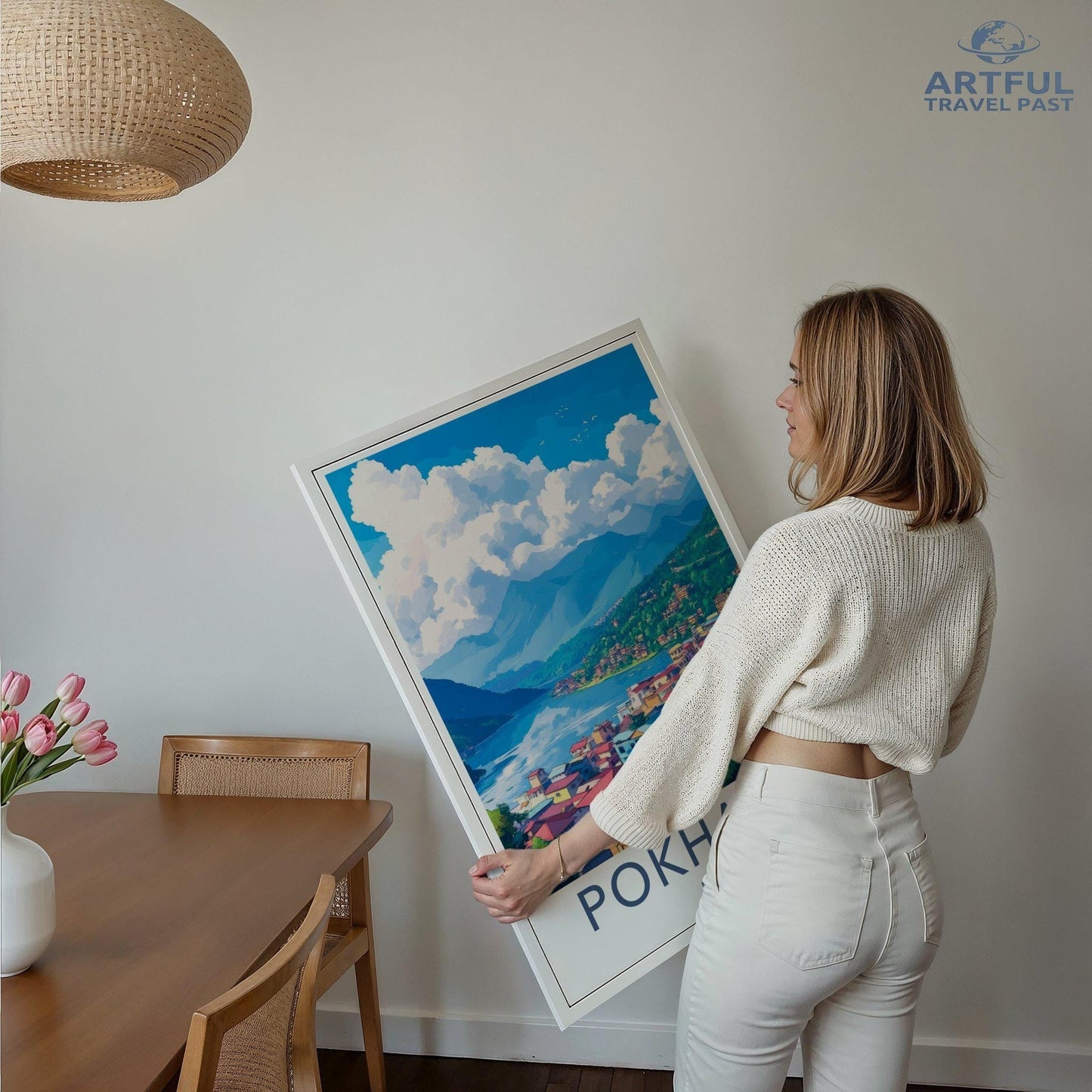 Pokhara Poster - Nepal Wall Art
