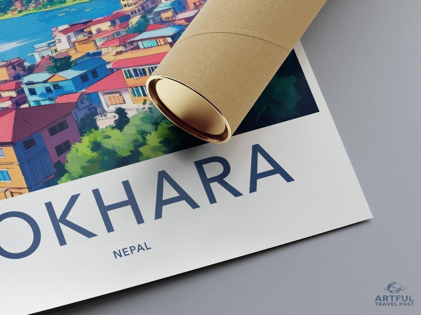 Pokhara Poster - Nepal Wall Art