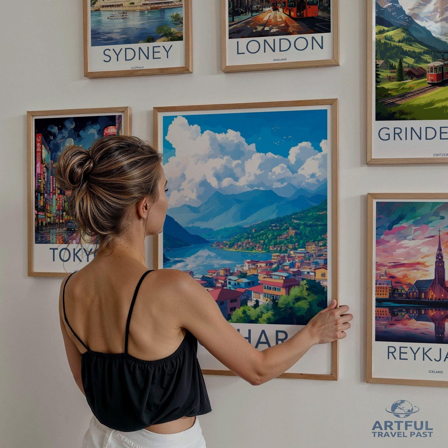 Pokhara Poster - Nepal Wall Art