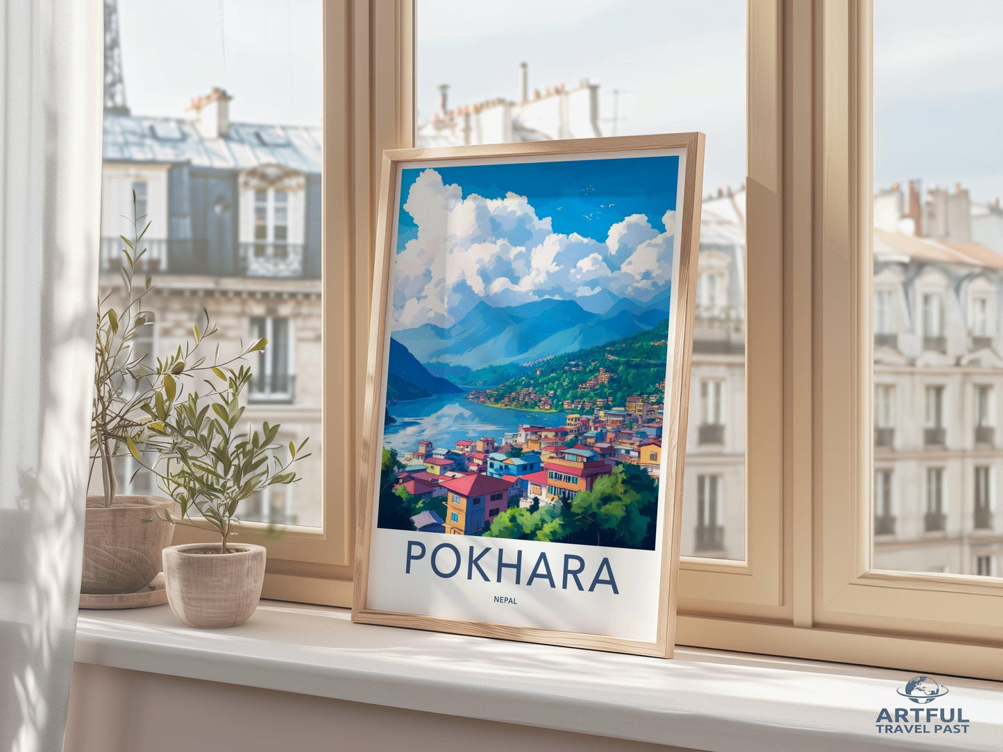 Pokhara Poster - Nepal Wall Art