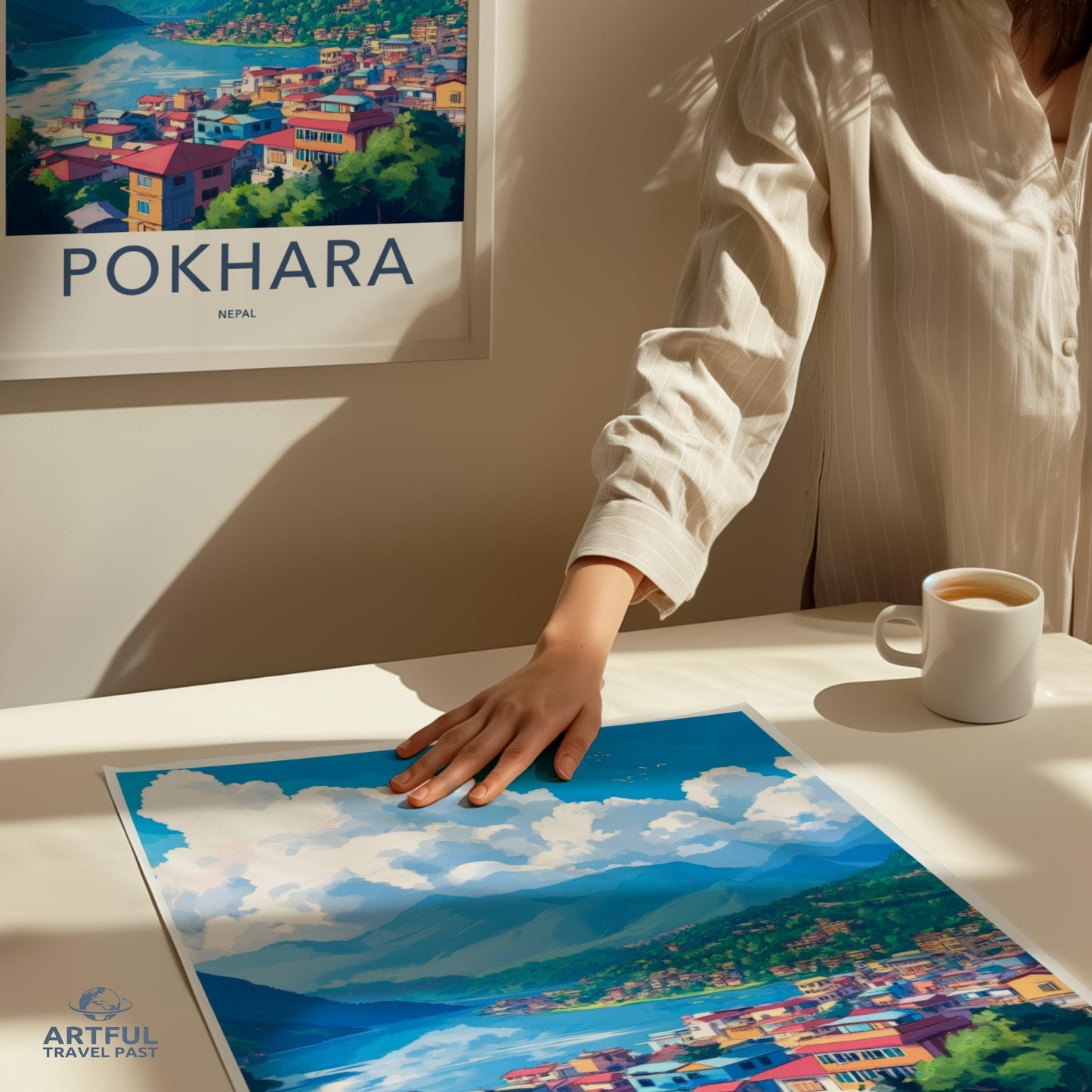 Pokhara Poster - Nepal Wall Art