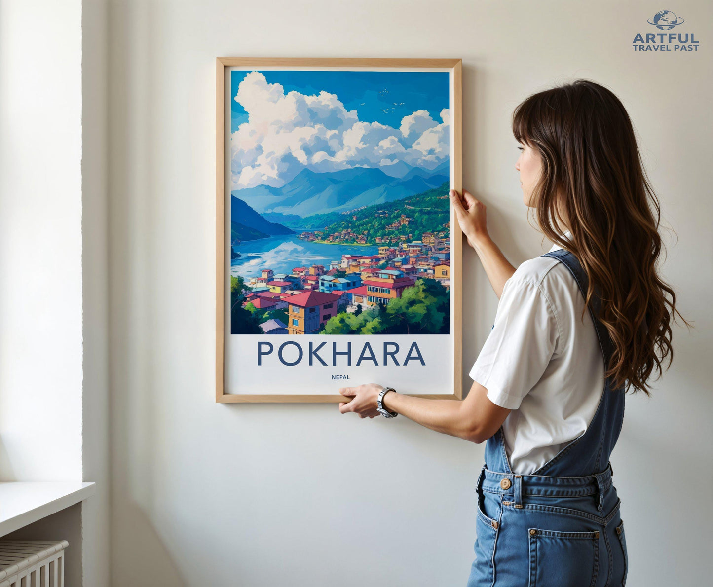 Pokhara Poster - Nepal Wall Art