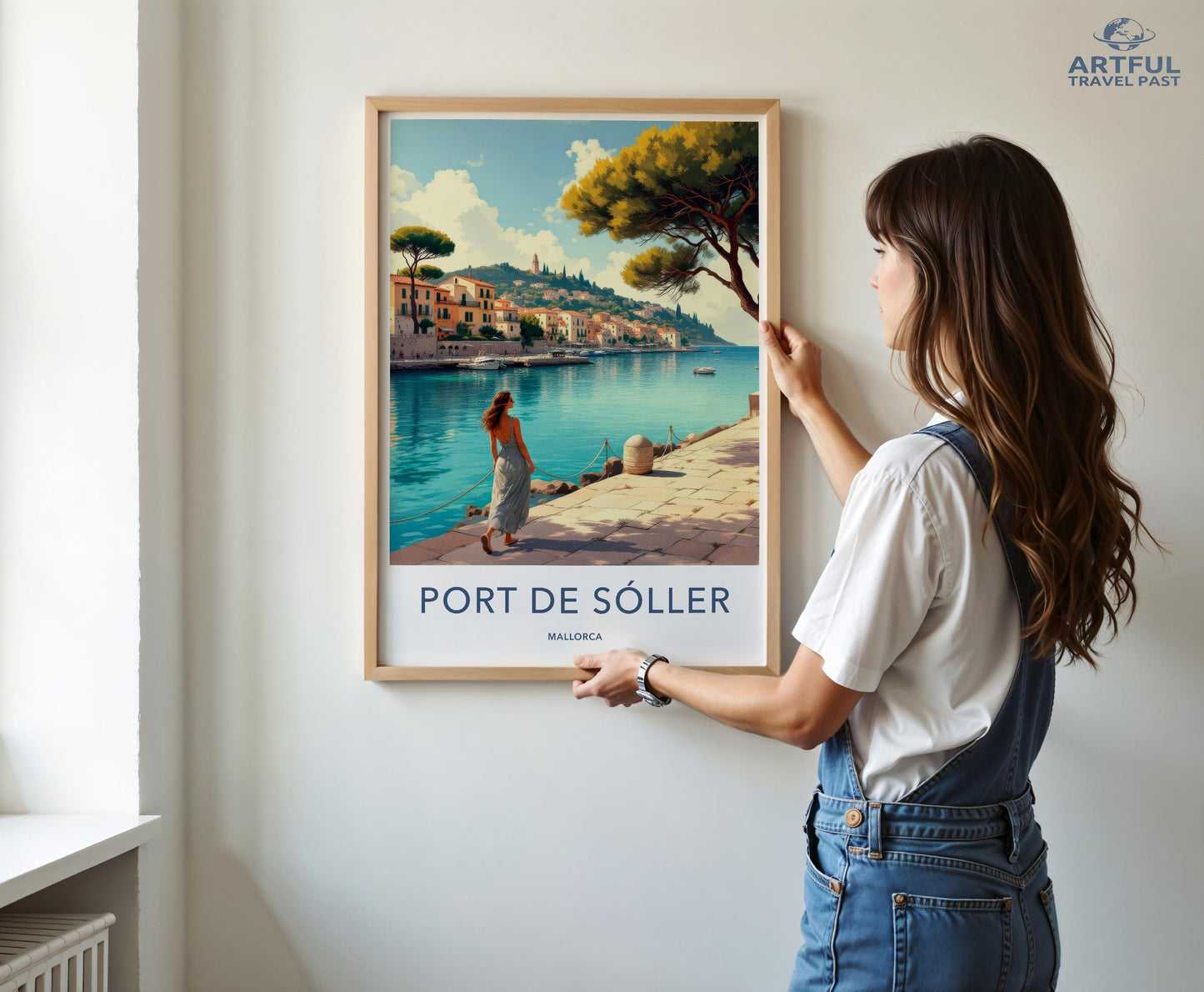 Port de Sóller Poster - Mallorca Travel Art