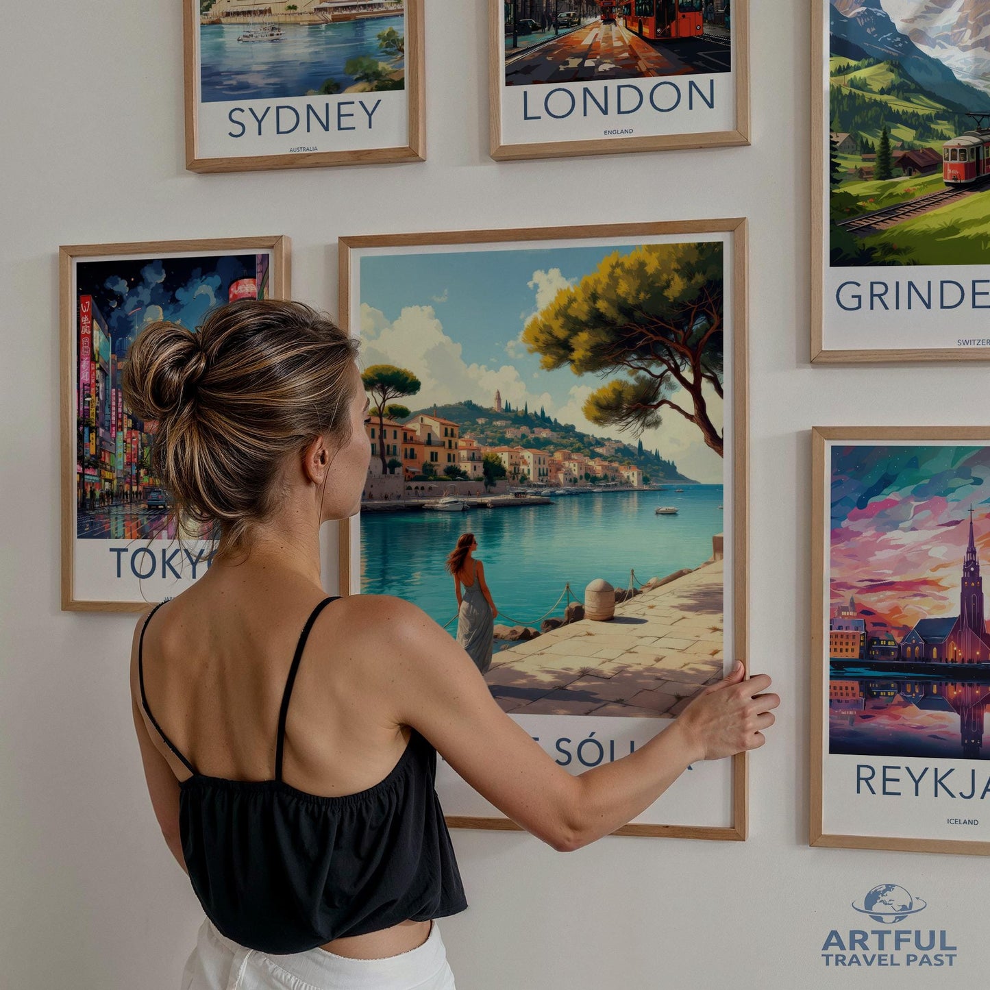 Port de Sóller Poster - Mallorca Travel Art