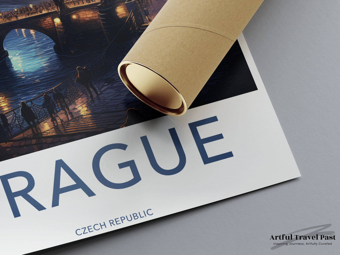 Prague Poster | Czech Republic Wall Art | Eastern Europe Artwork