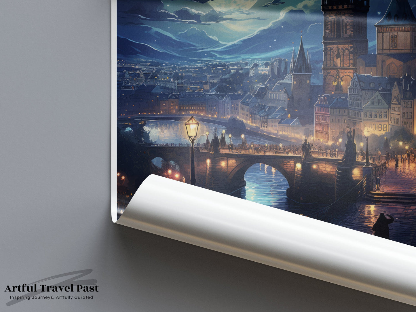 Prague Poster | Czech Republic Wall Art | Eastern Europe Artwork