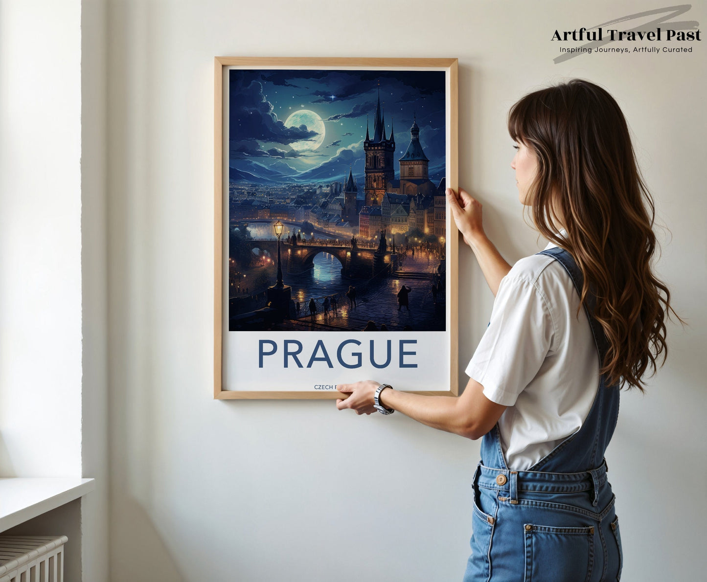 Prague Poster | Czech Republic Wall Art | Eastern Europe Artwork