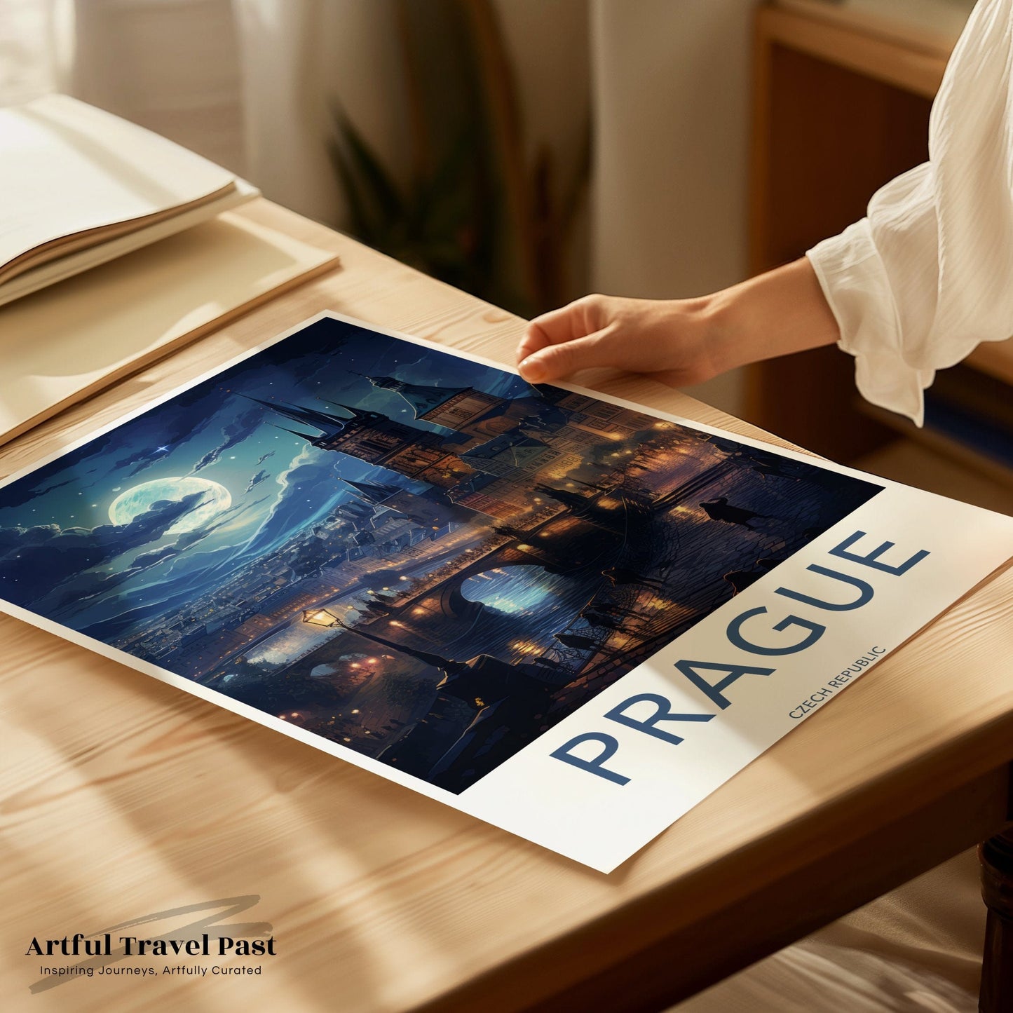 Prague Poster | Czech Republic Wall Art | Eastern Europe Artwork