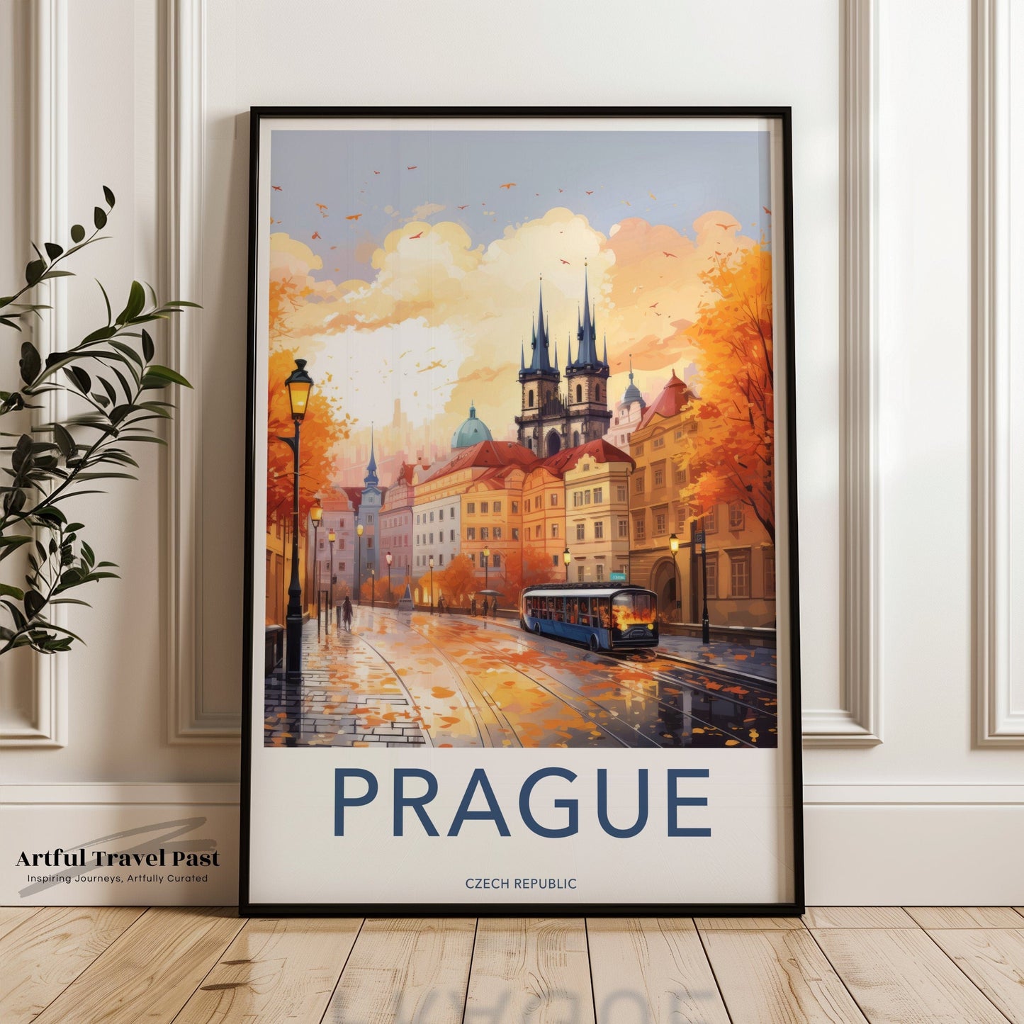 Prague Poster | Czech Republic Wall Art | Eastern Europe Decor